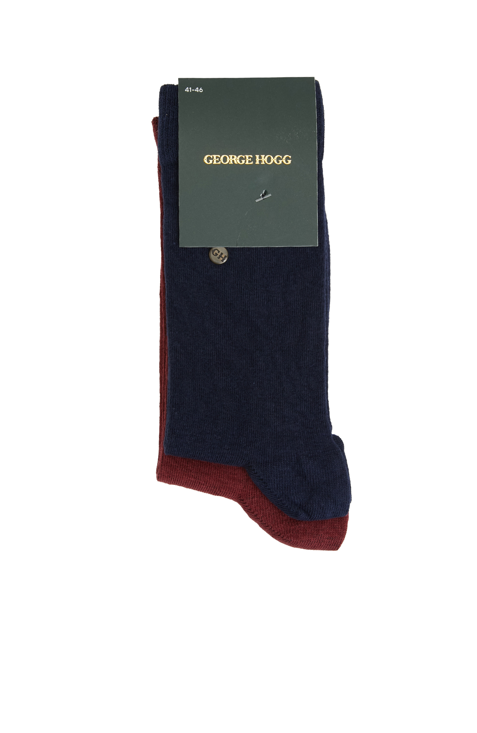 Lacivert Bordo 2'li Erkek Çorap