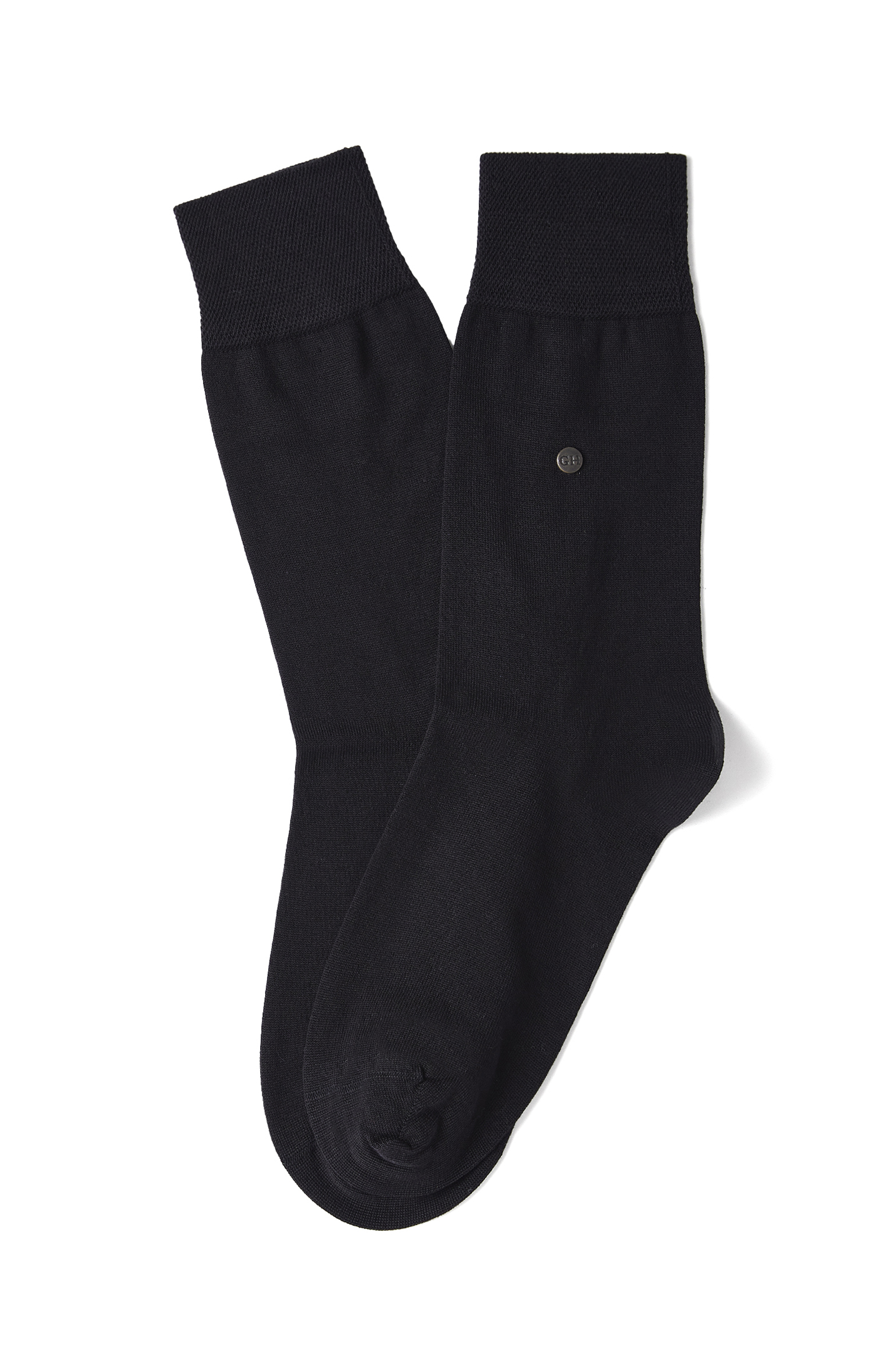 Siyah Pamuklu Soket Çorap