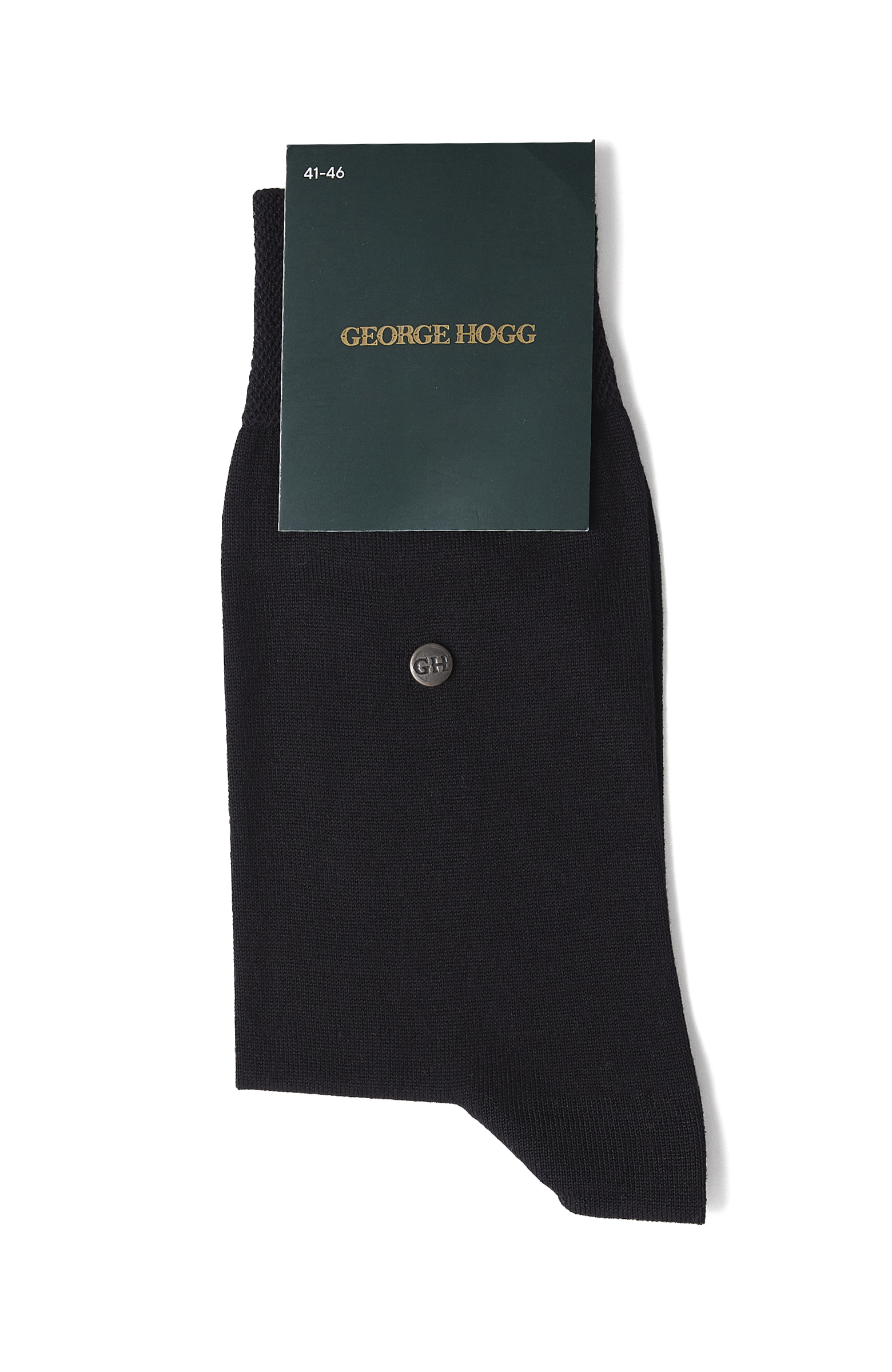 Siyah Pamuklu Soket Çorap