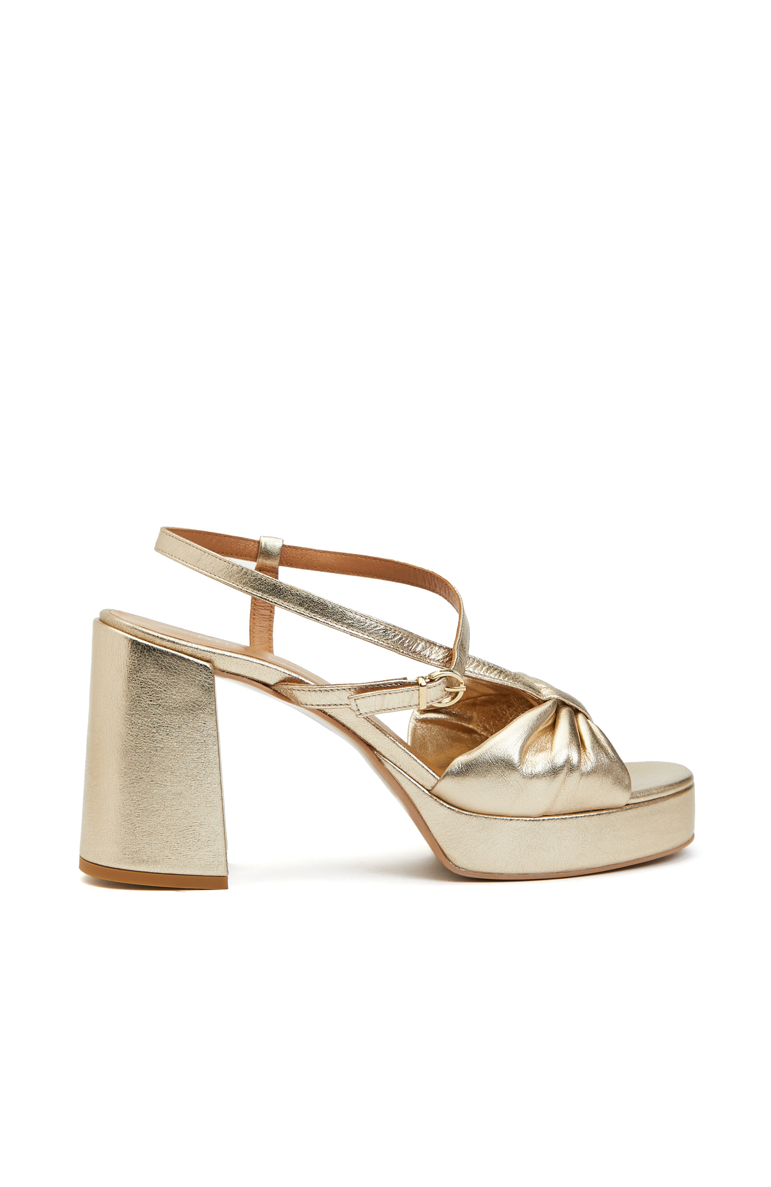 Gold Kadın Deri Sandalet