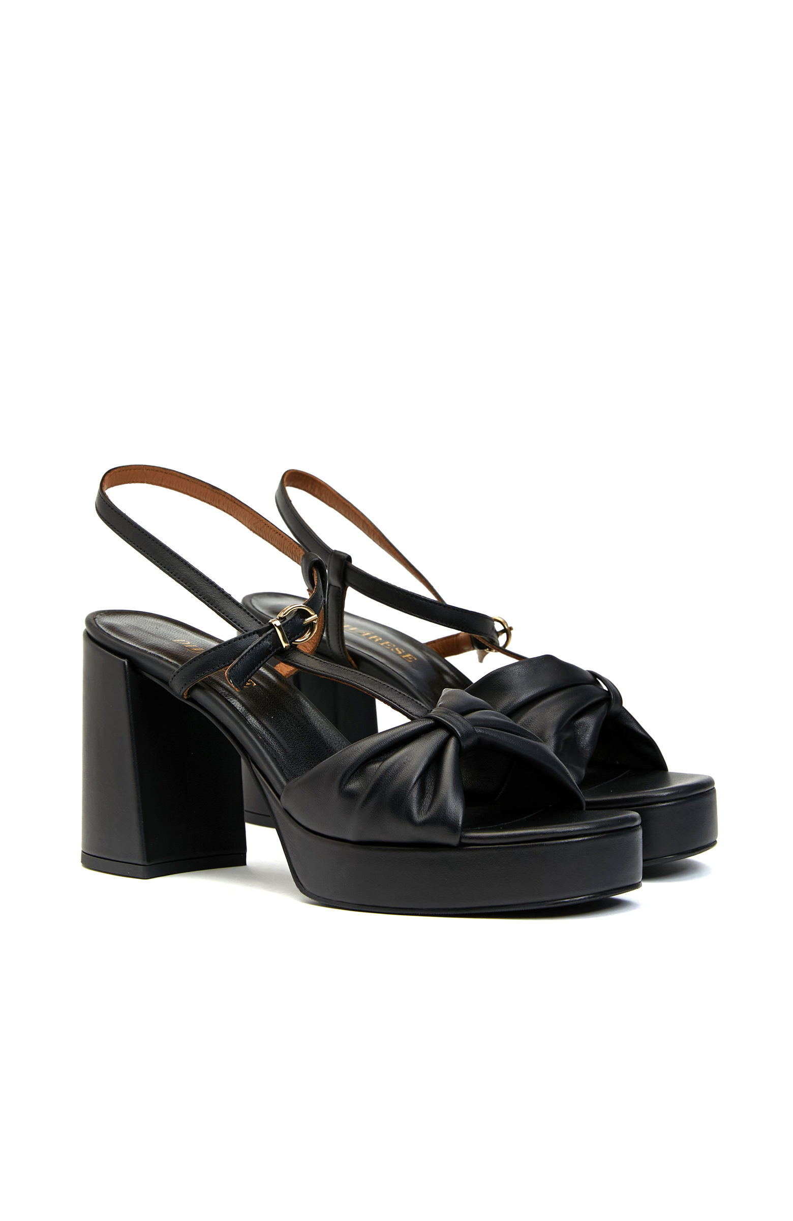 Siyah Kadın Deri Sandalet