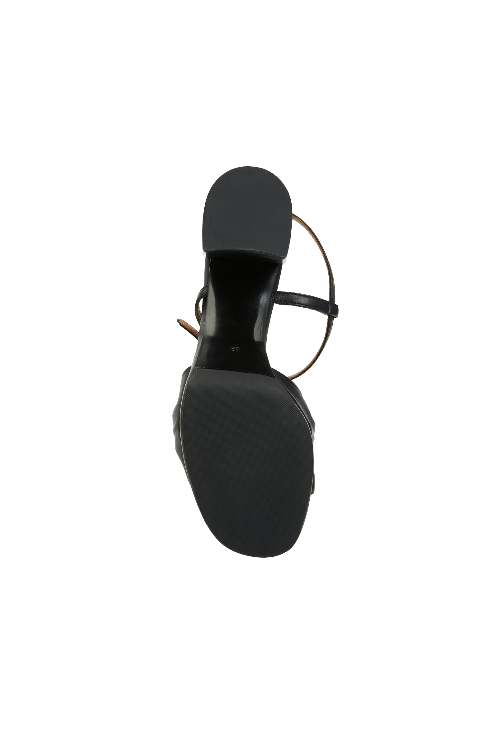 Siyah Kadın Deri Sandalet