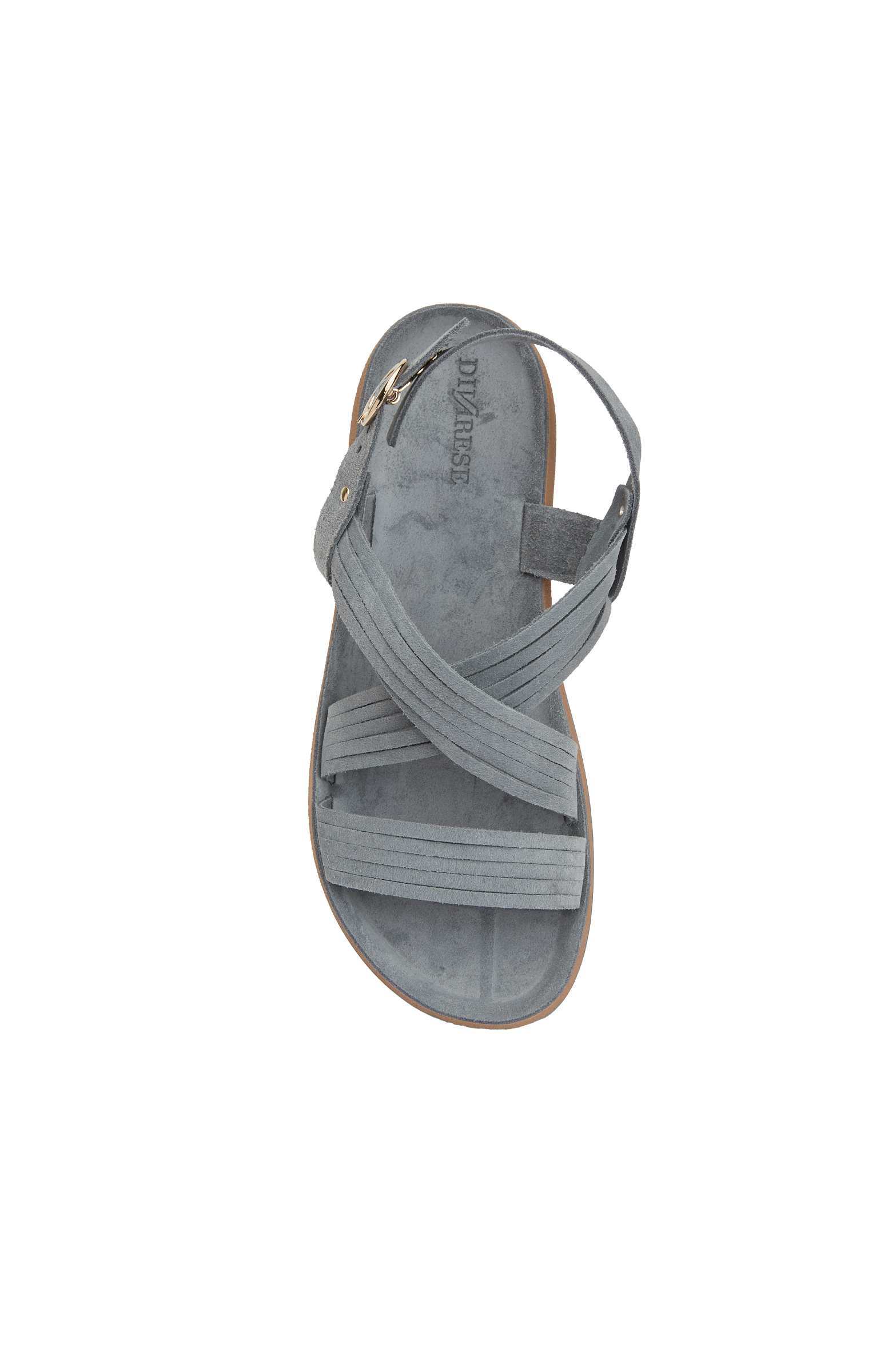 Mavi Kadın Deri Sandalet