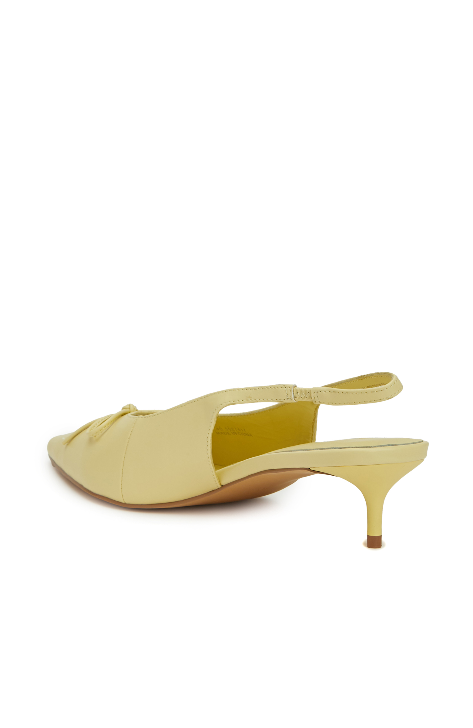 Sarı Kadın Topuklu Ayakkabı