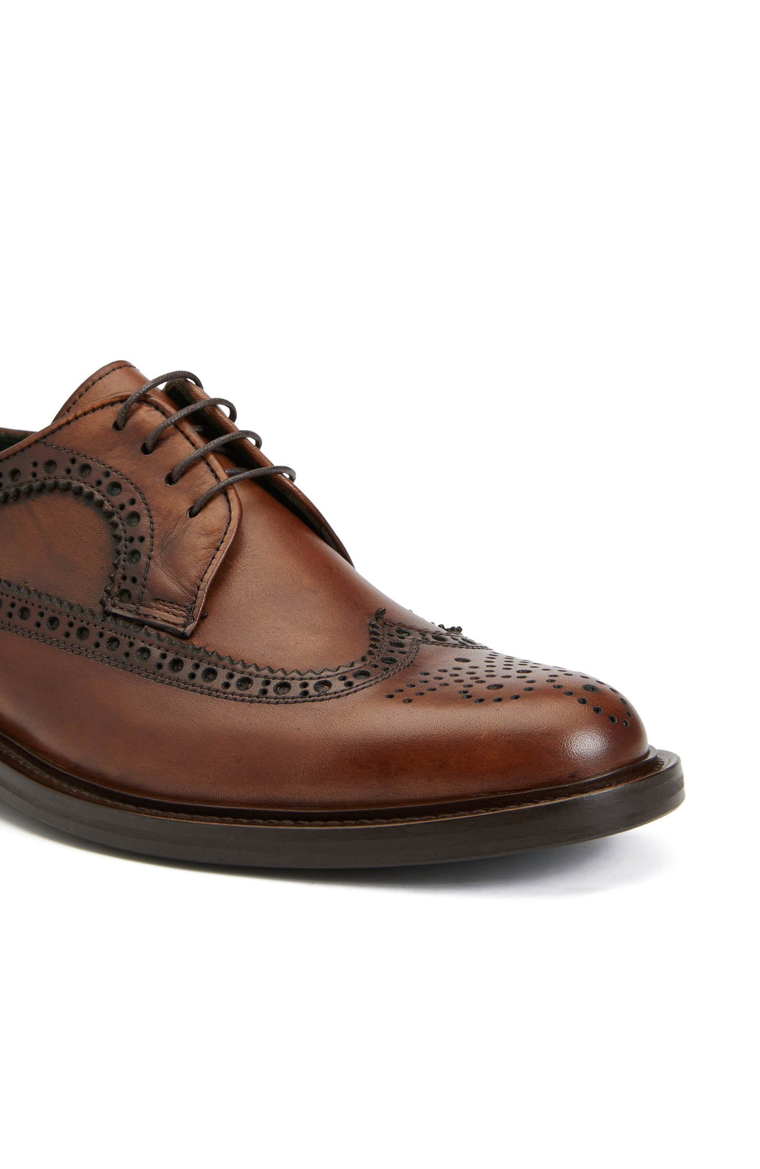 Taba Erkek Zımbalı Kösele Deri Ayakkabı