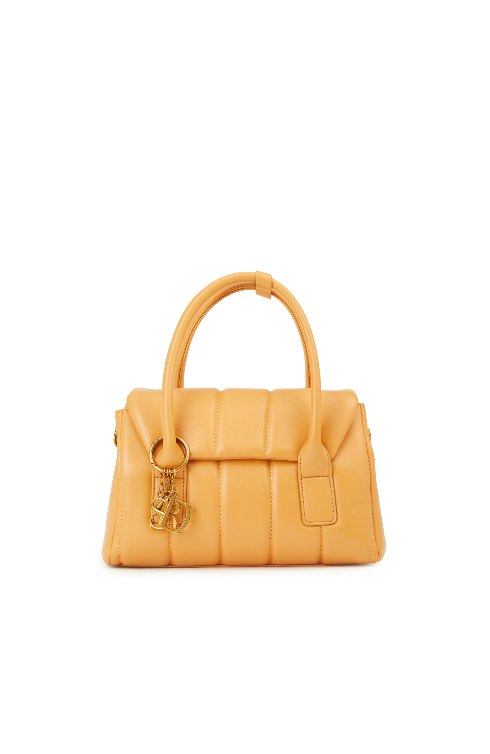 Turuncu Kapitoneli Kadın Çanta