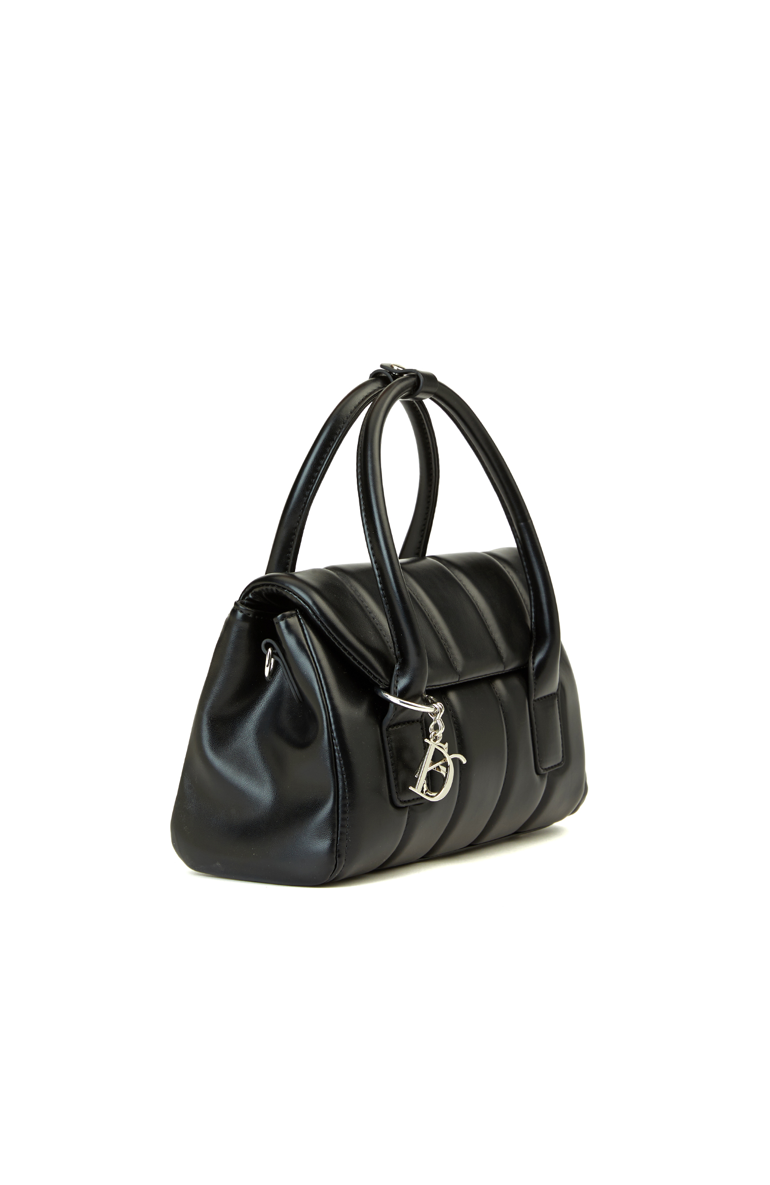 Siyah Kapitoneli Kadın Çanta