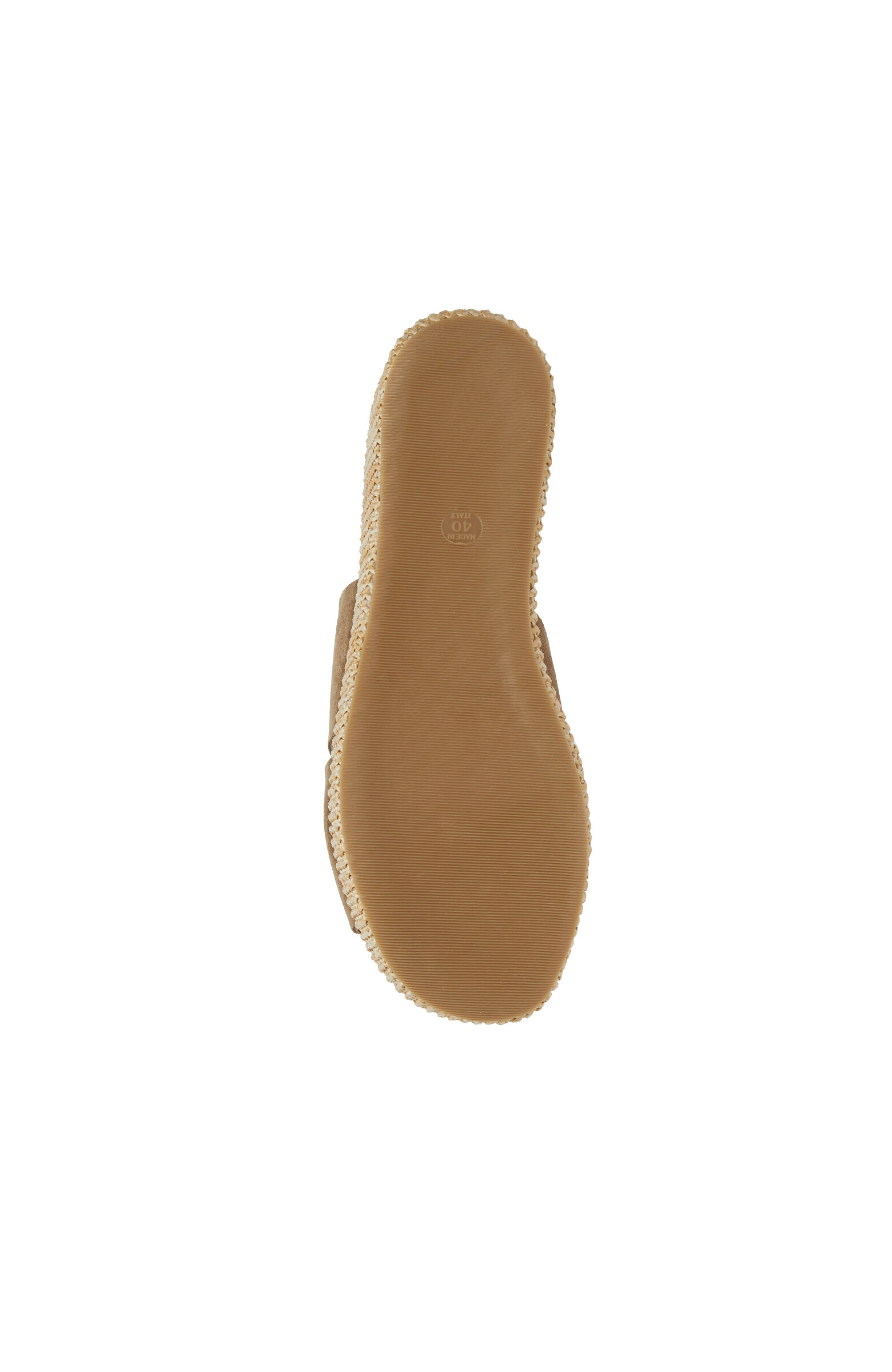 Vizon Süet Dolgu Topuk Kadın Terlik