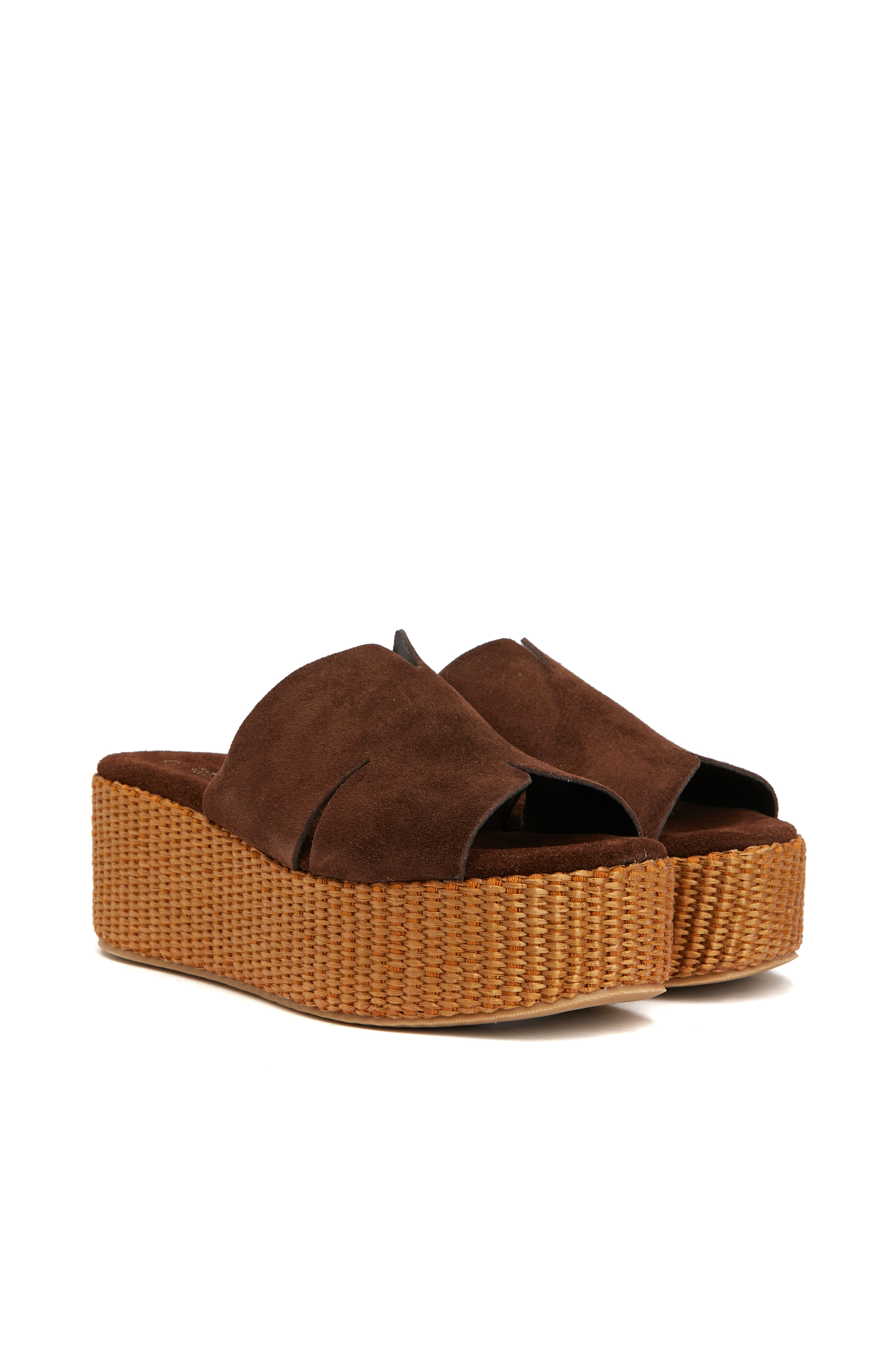 Taş Süet Dolgu Topuk Kadın Terlik