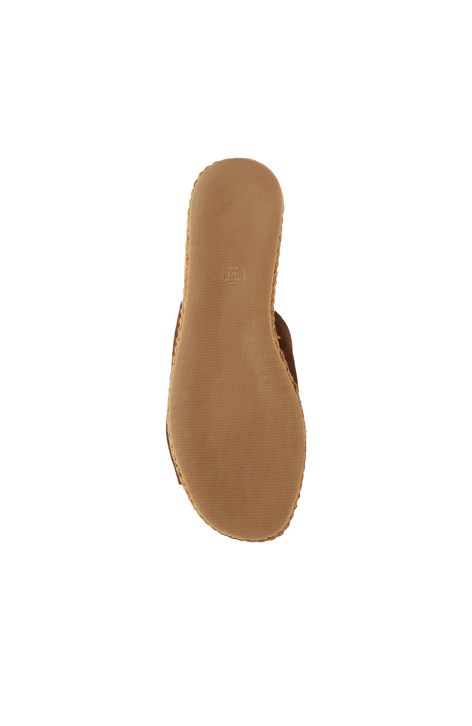 Acı Kahve Süet Dolgu Topuk Kadın Terlik