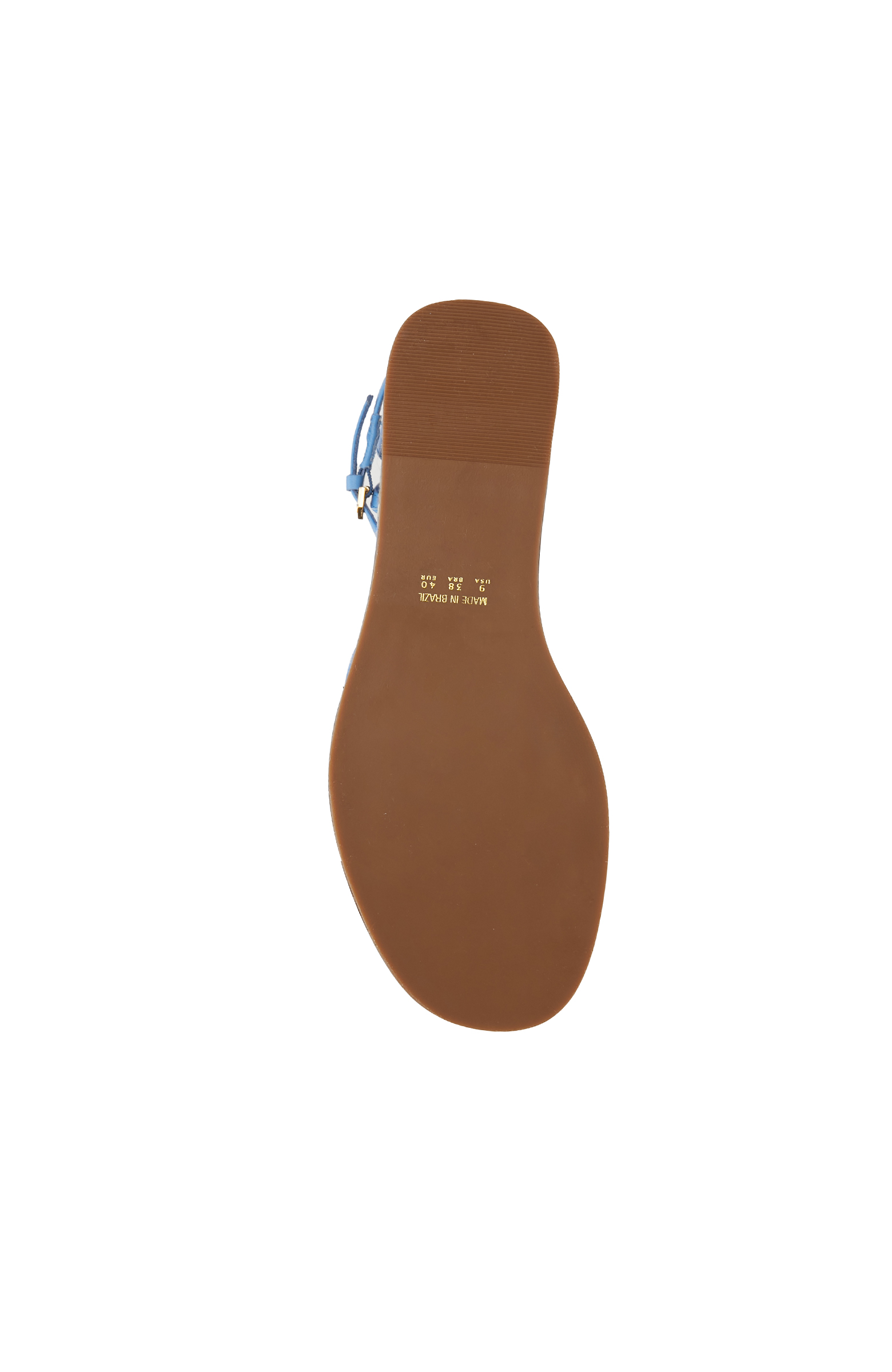 Mavi Kadın Deri Sandalet