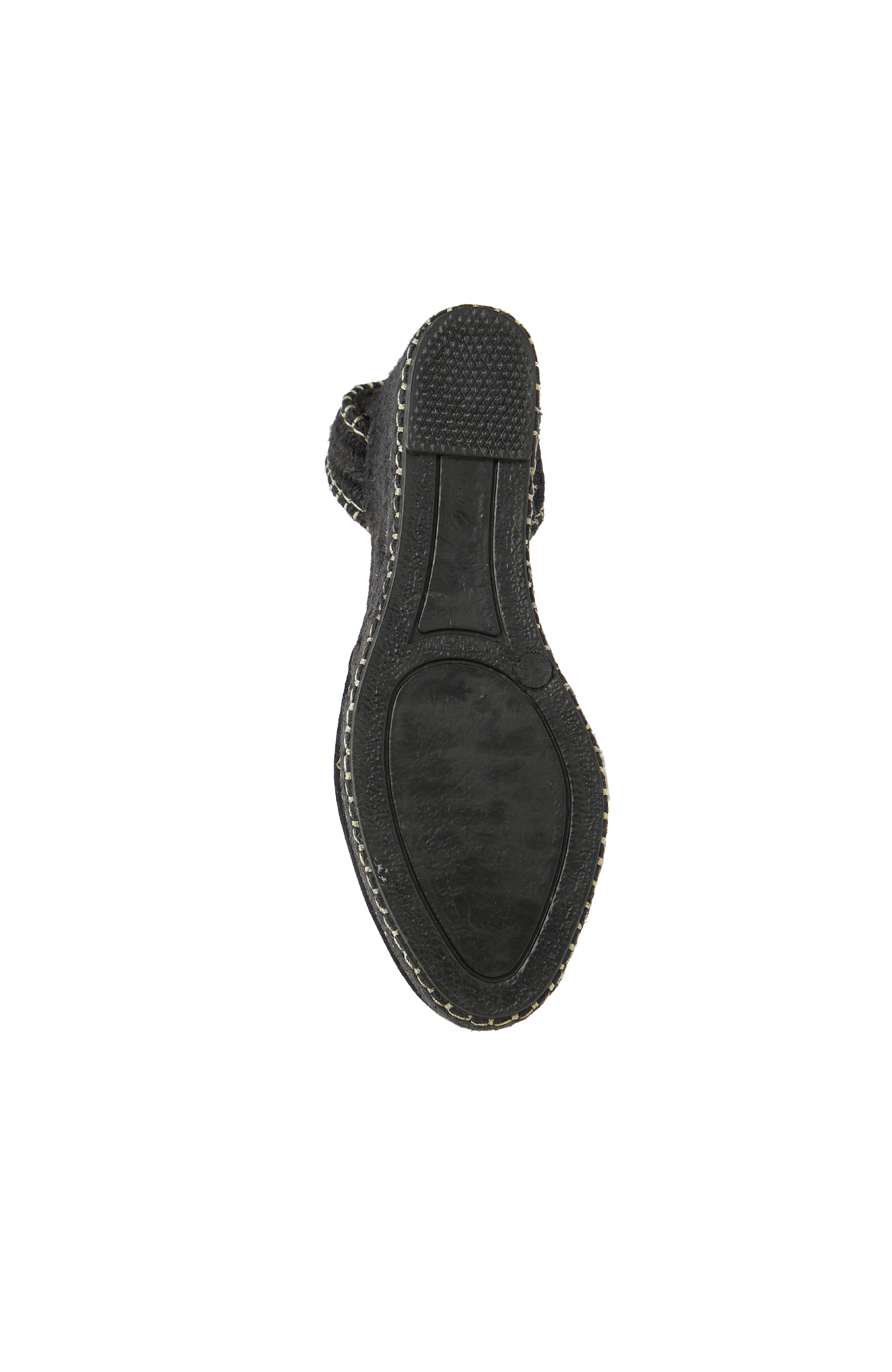 Siyah Kadın Süet Espadril