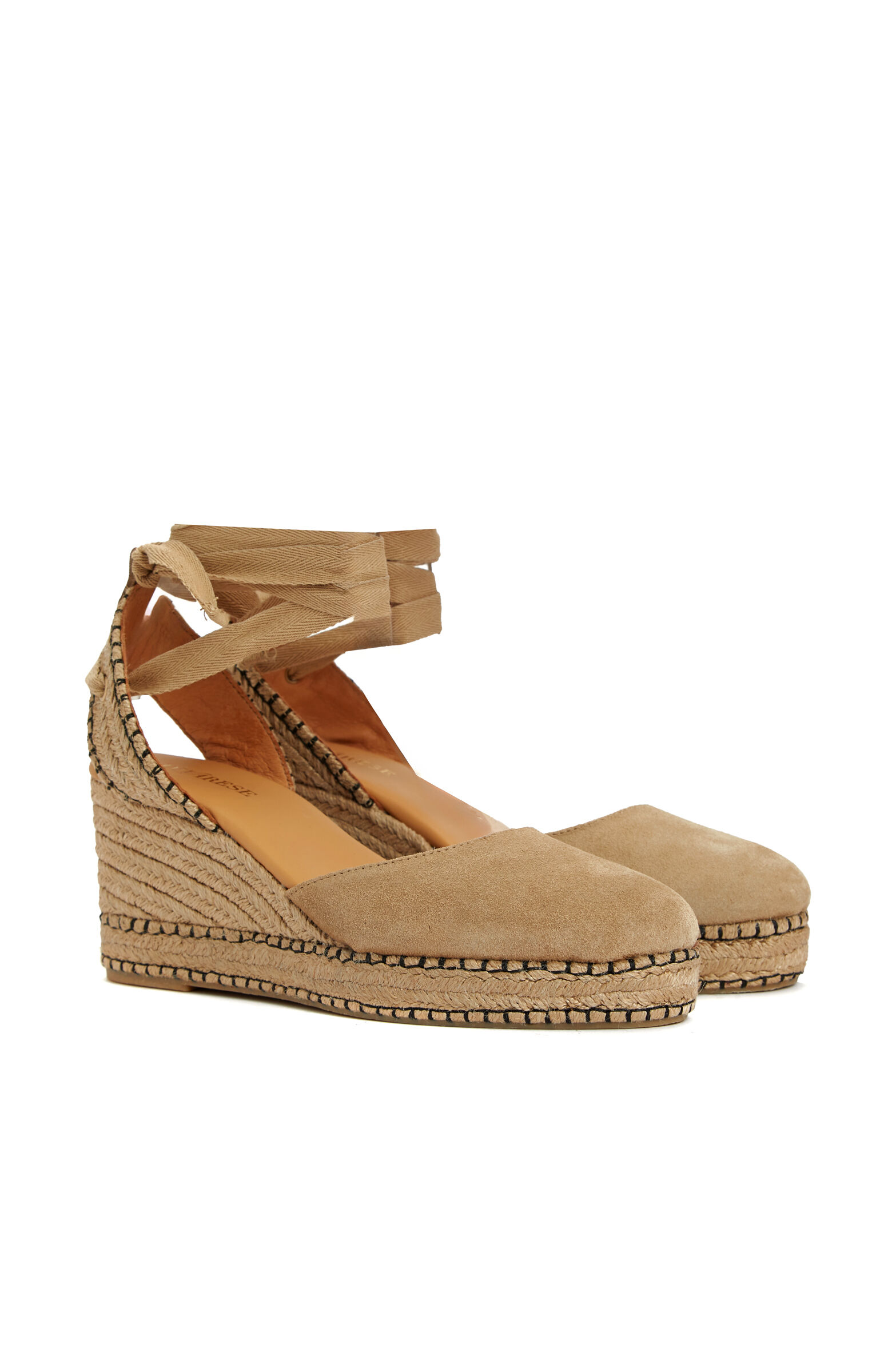 Siyah Kadın Süet Espadril