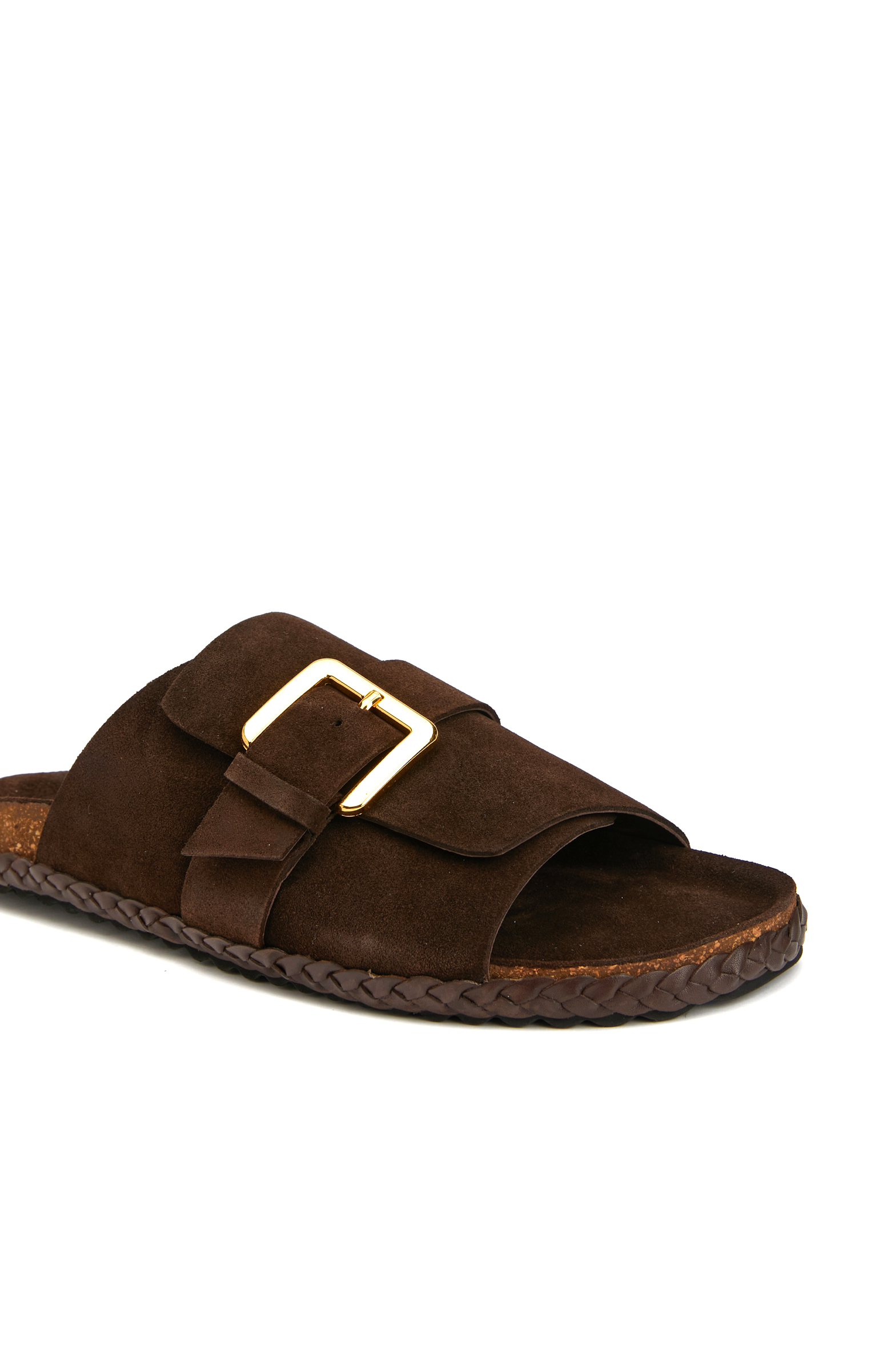 Acı Kahve Kadın Süet Terlik