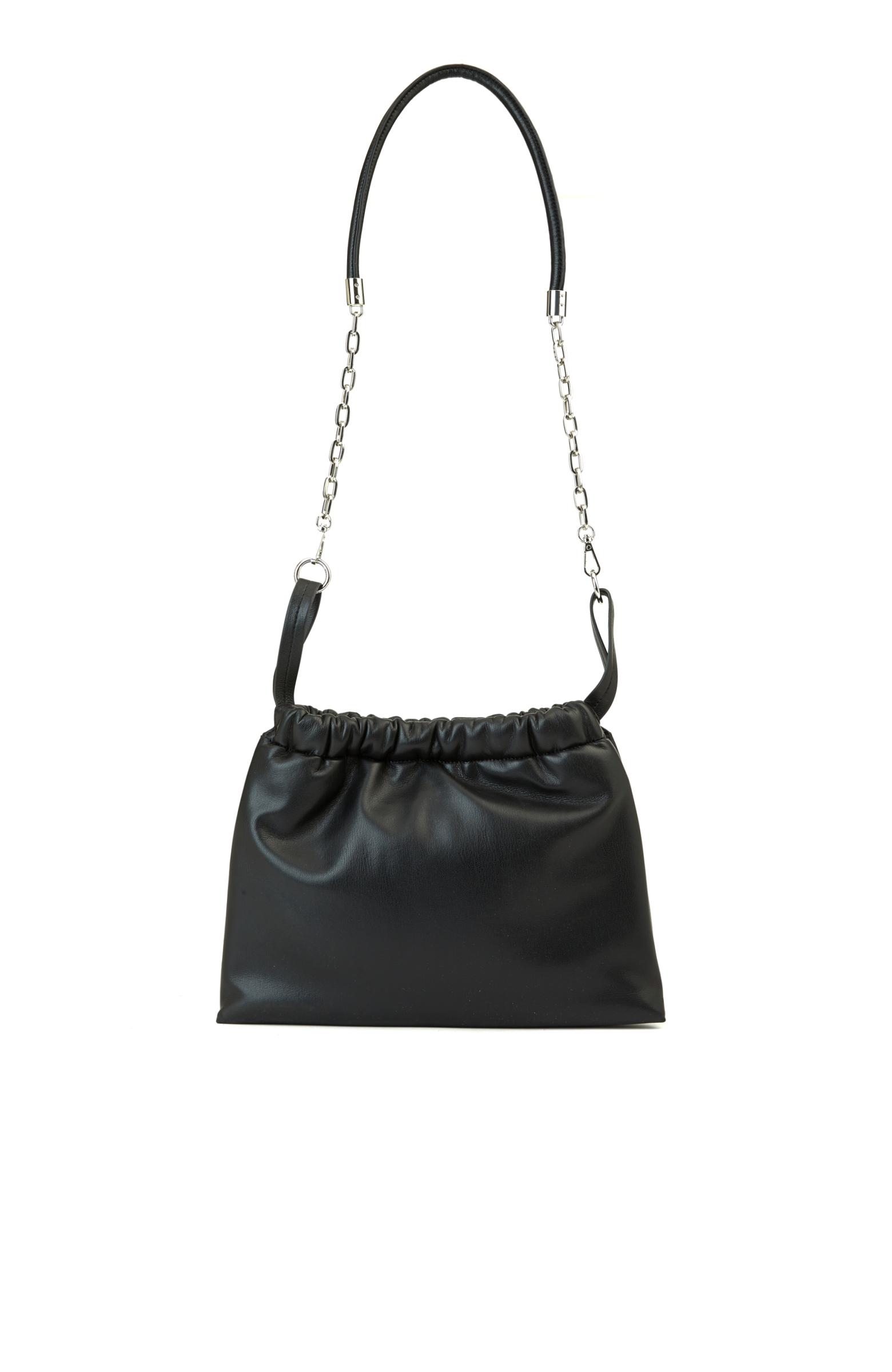 Siyah Kadın Postacı Çantası