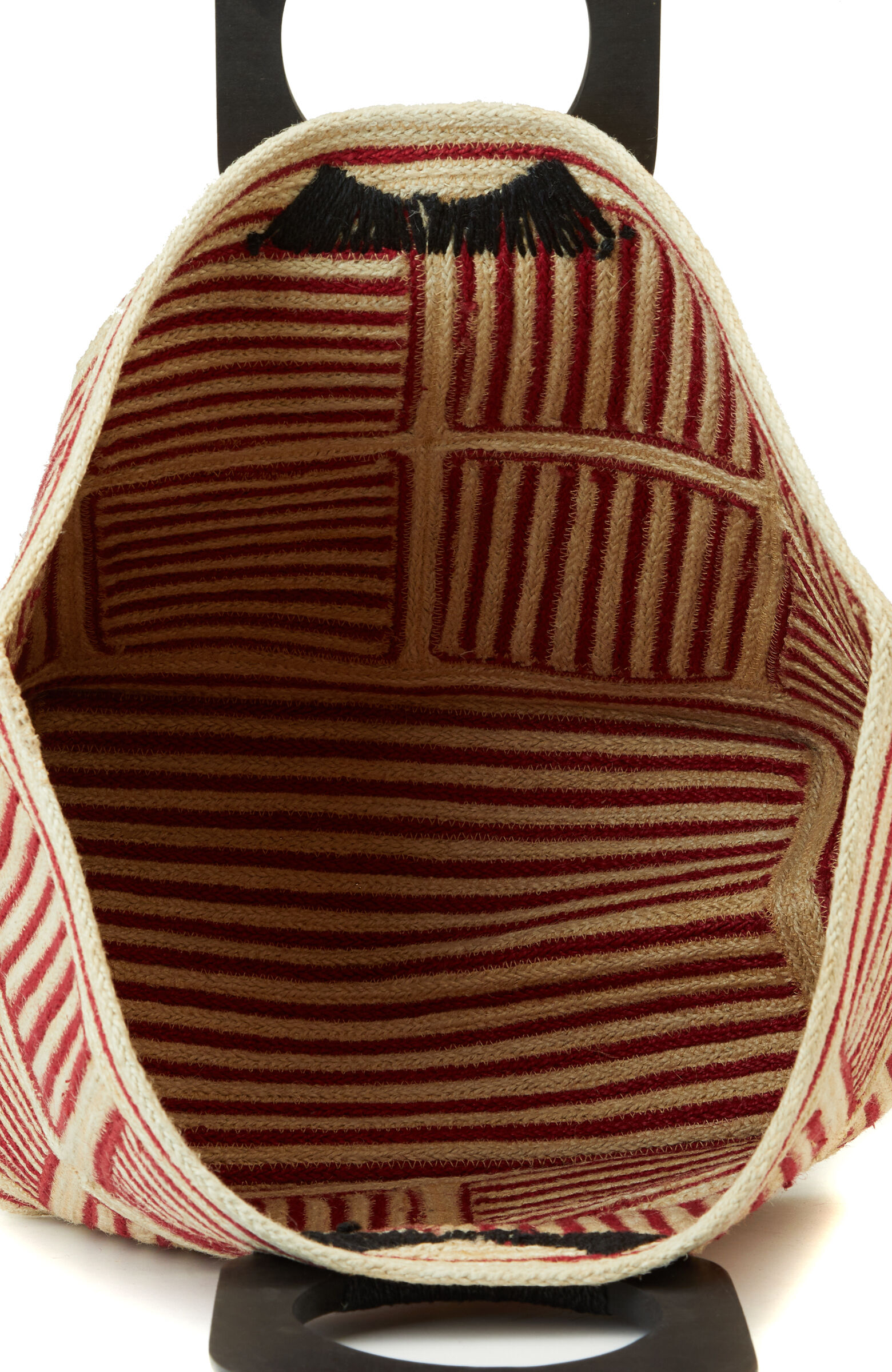 Kırmızı Kadın Hasır Çanta