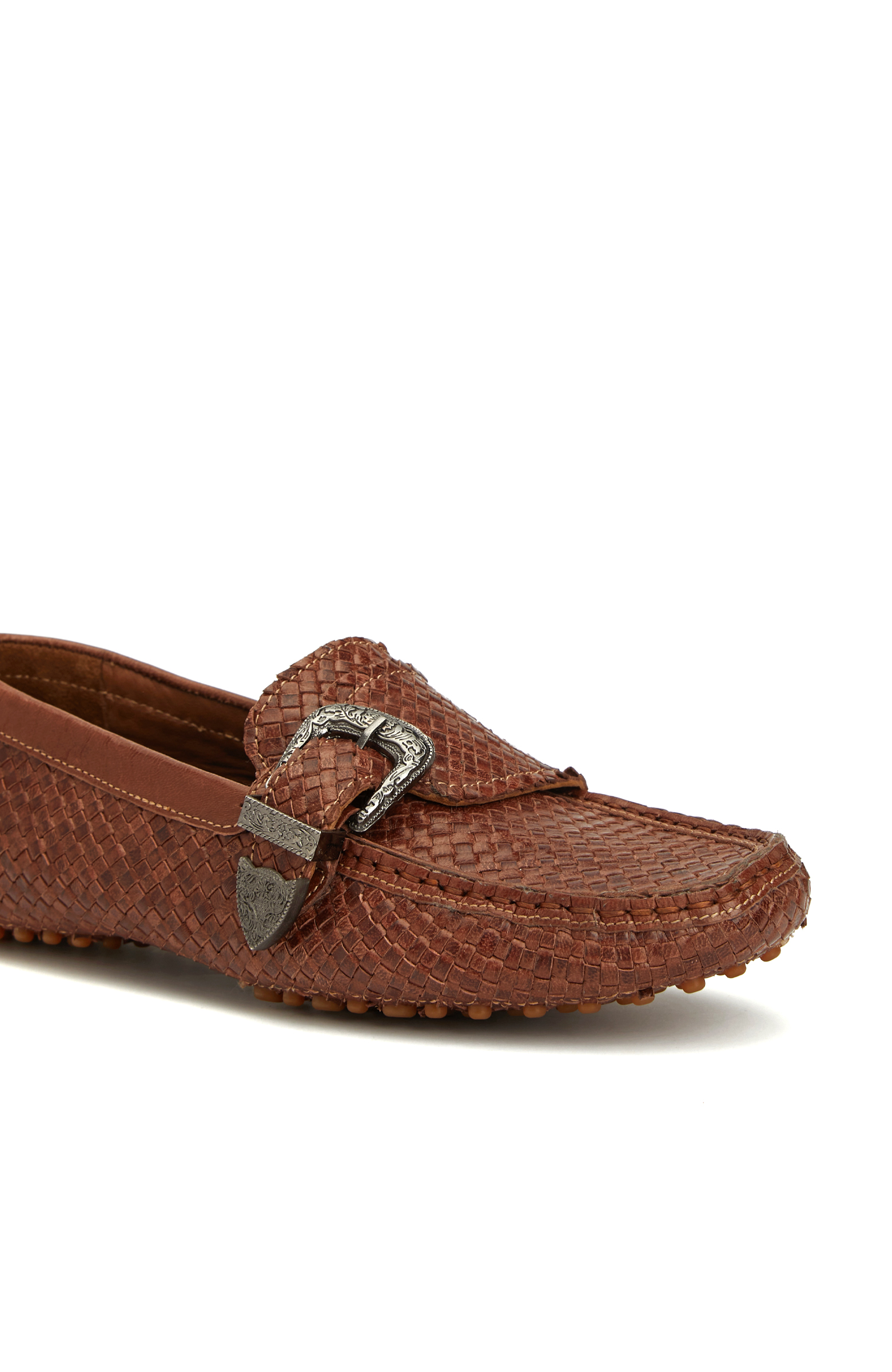 Taba Örgü Detaylı Kadın Loafer