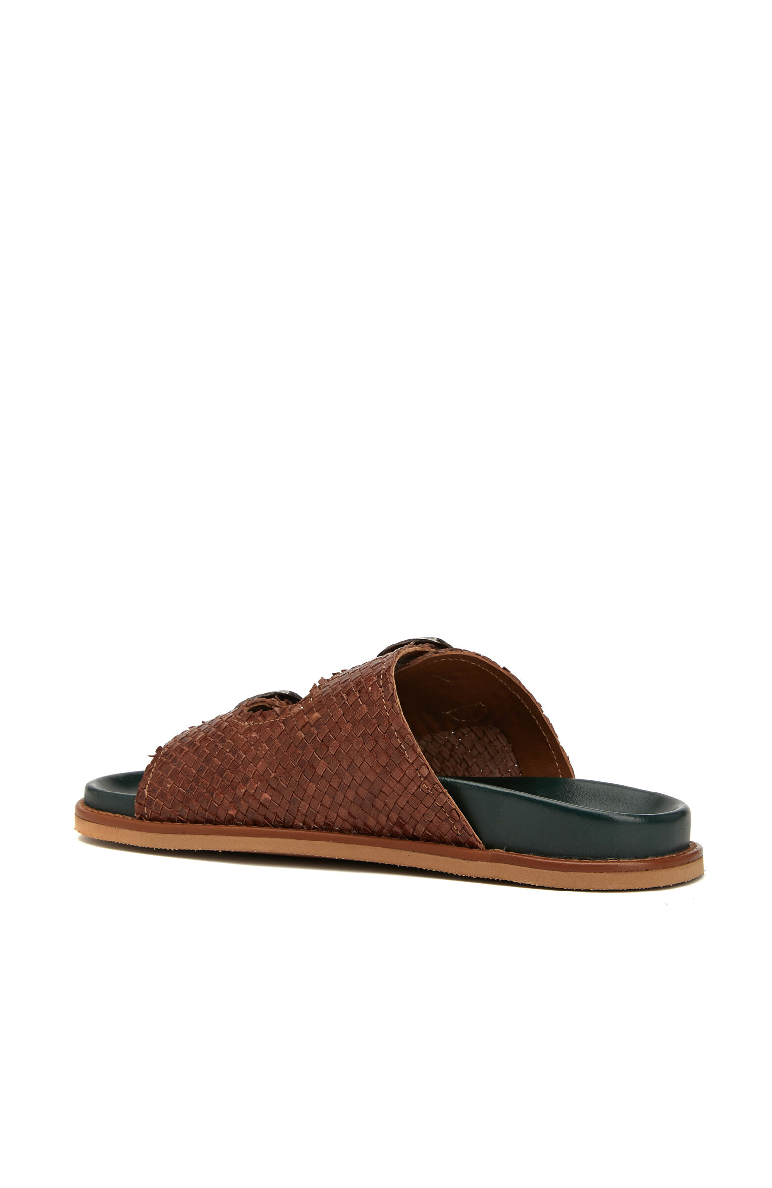 Tan Women's Leather Slippers