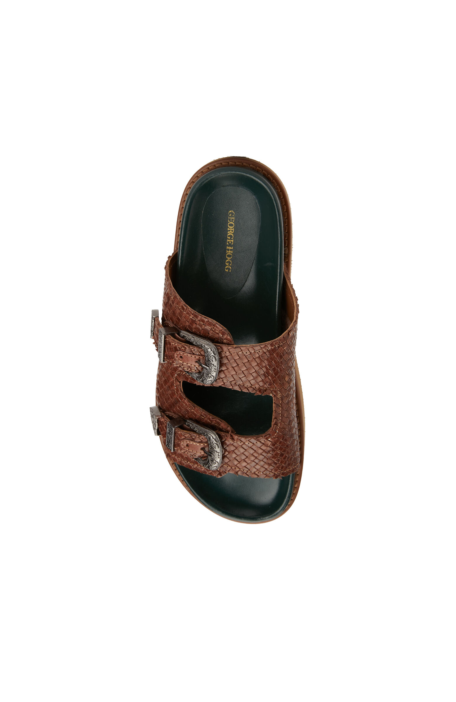Tan Women's Leather Slippers