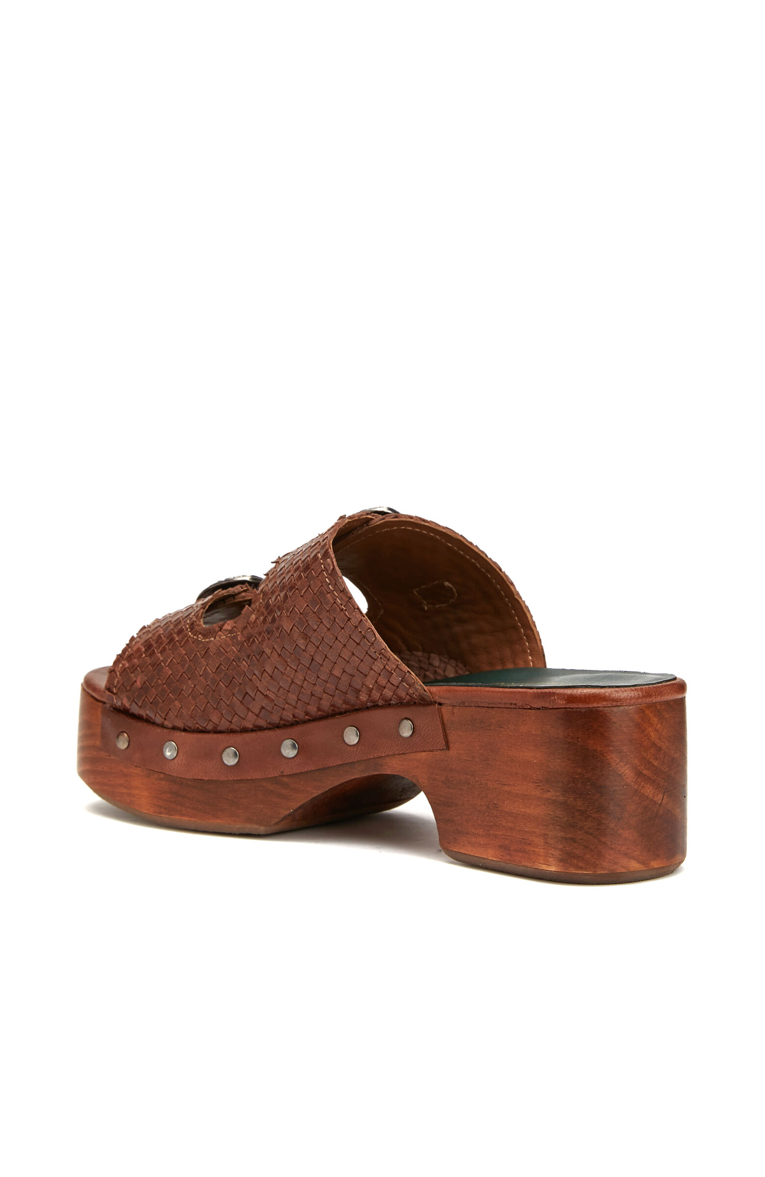 Tan Women's Leather Slippers
