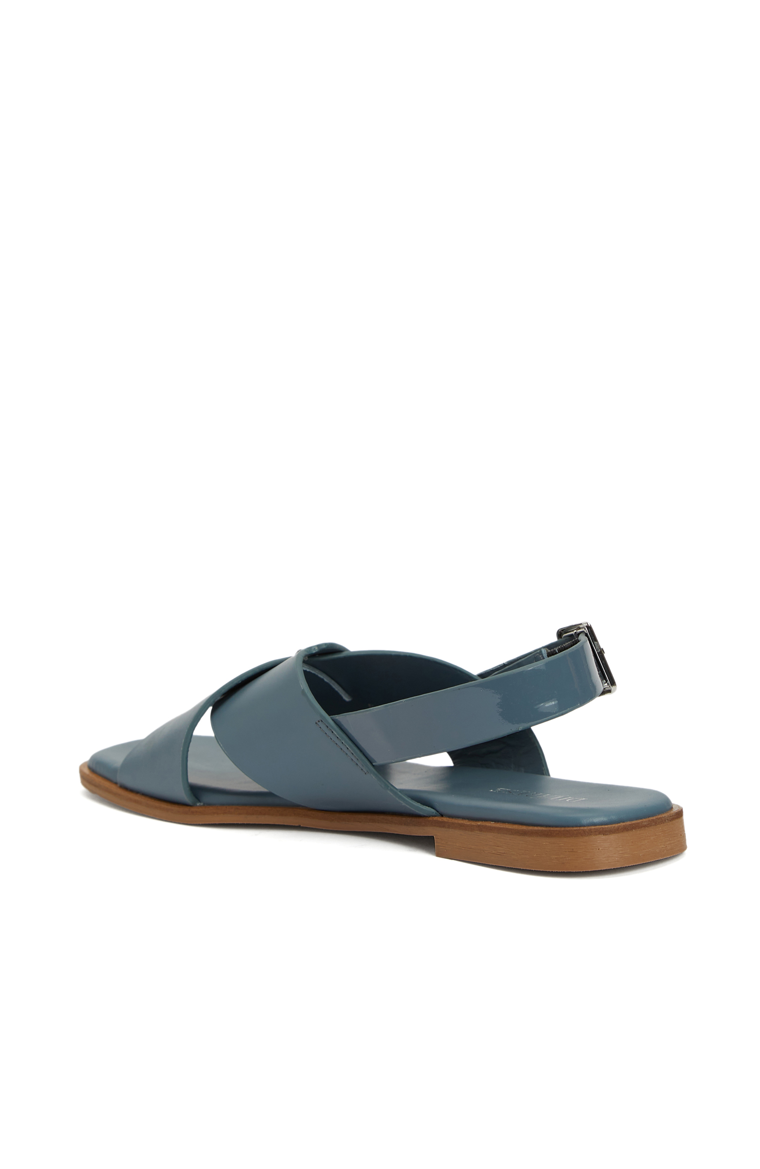 Mavi Kadın Deri Sandalet