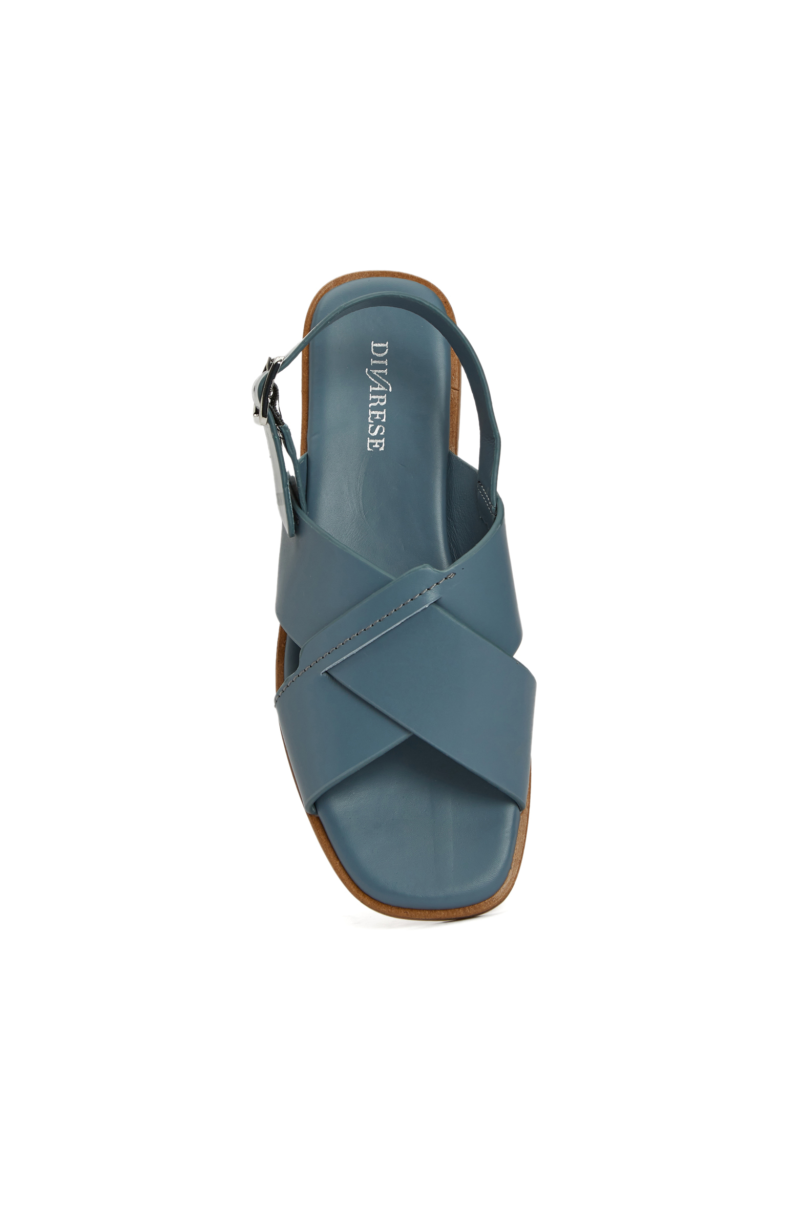 Mavi Kadın Deri Sandalet