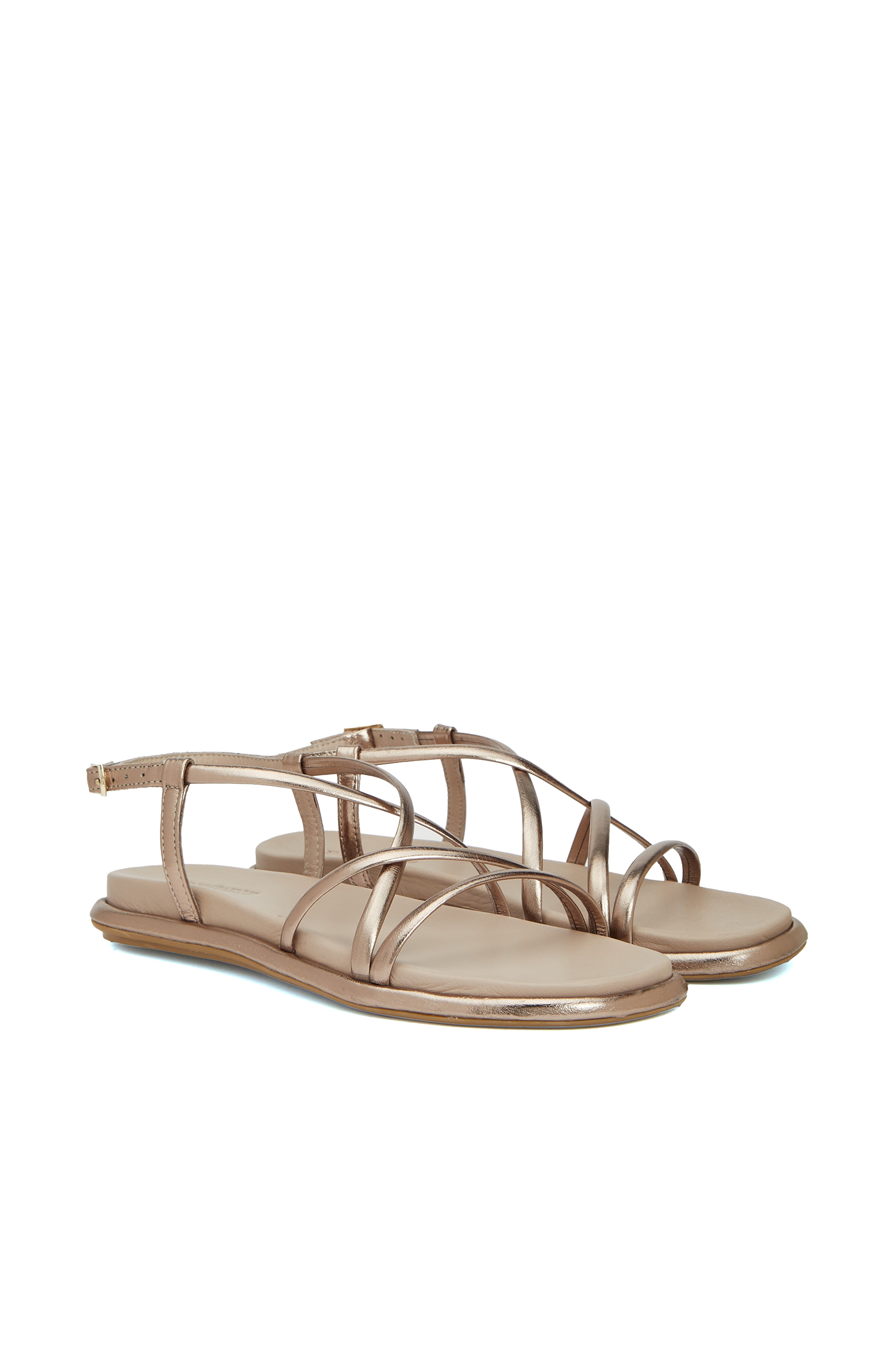 Siyah Kadın Deri Sandalet