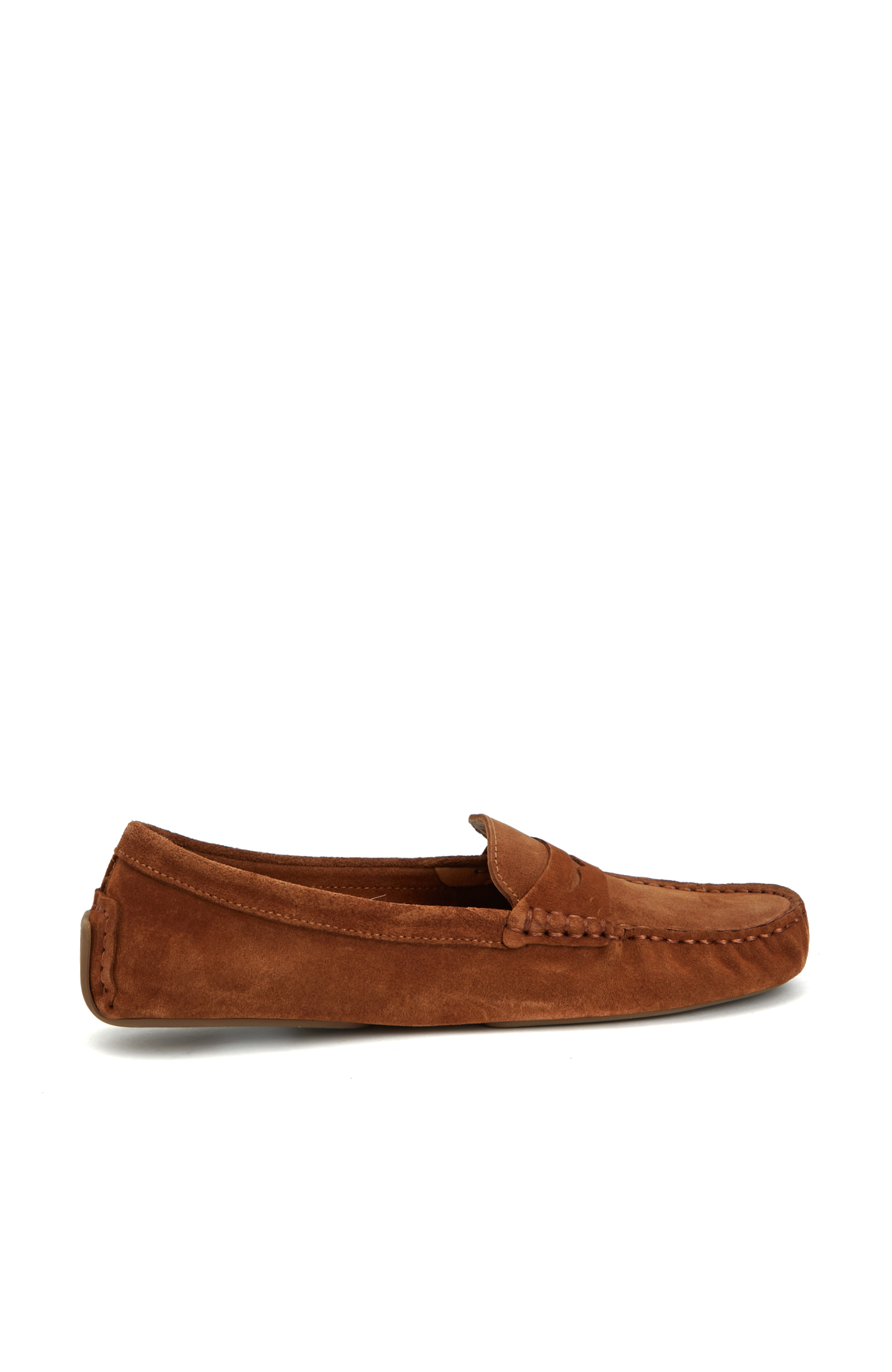 Taba Kadın Süet Loafer
