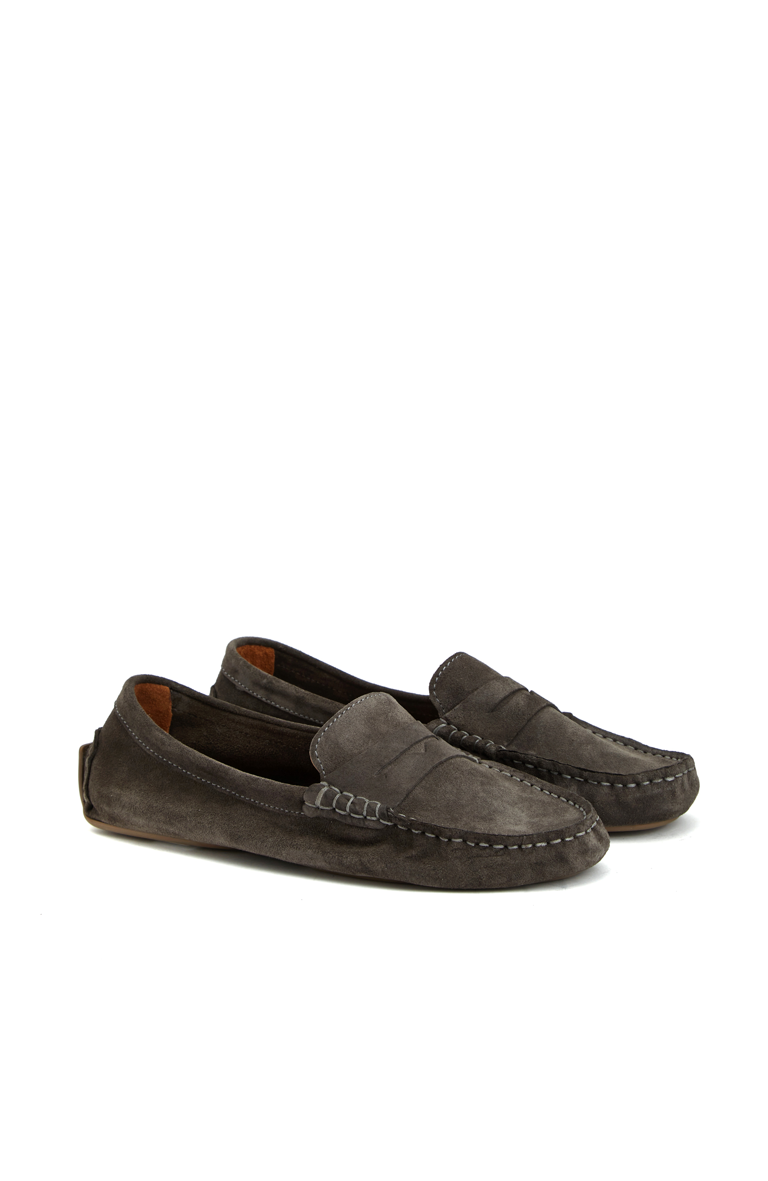 Füme Kadın Süet Loafer_1