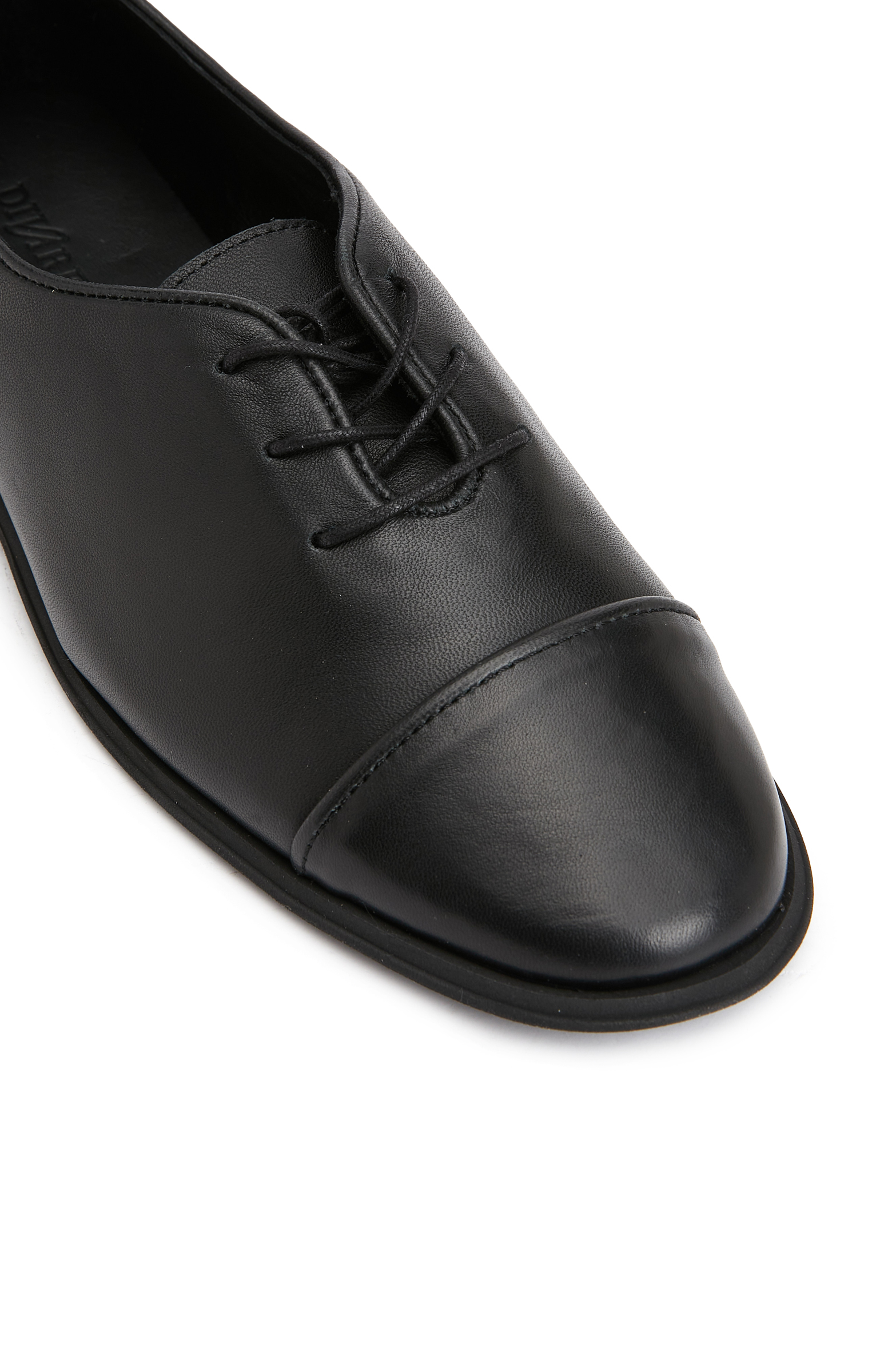 Siyah Kadın Deri Ayakkabı