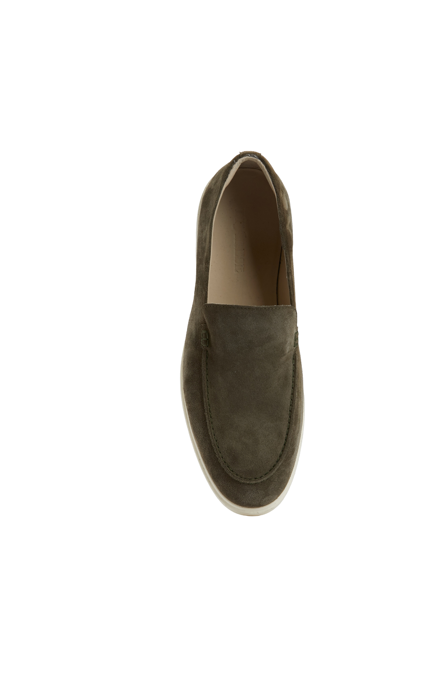 Haki Erkek Süet Loafer