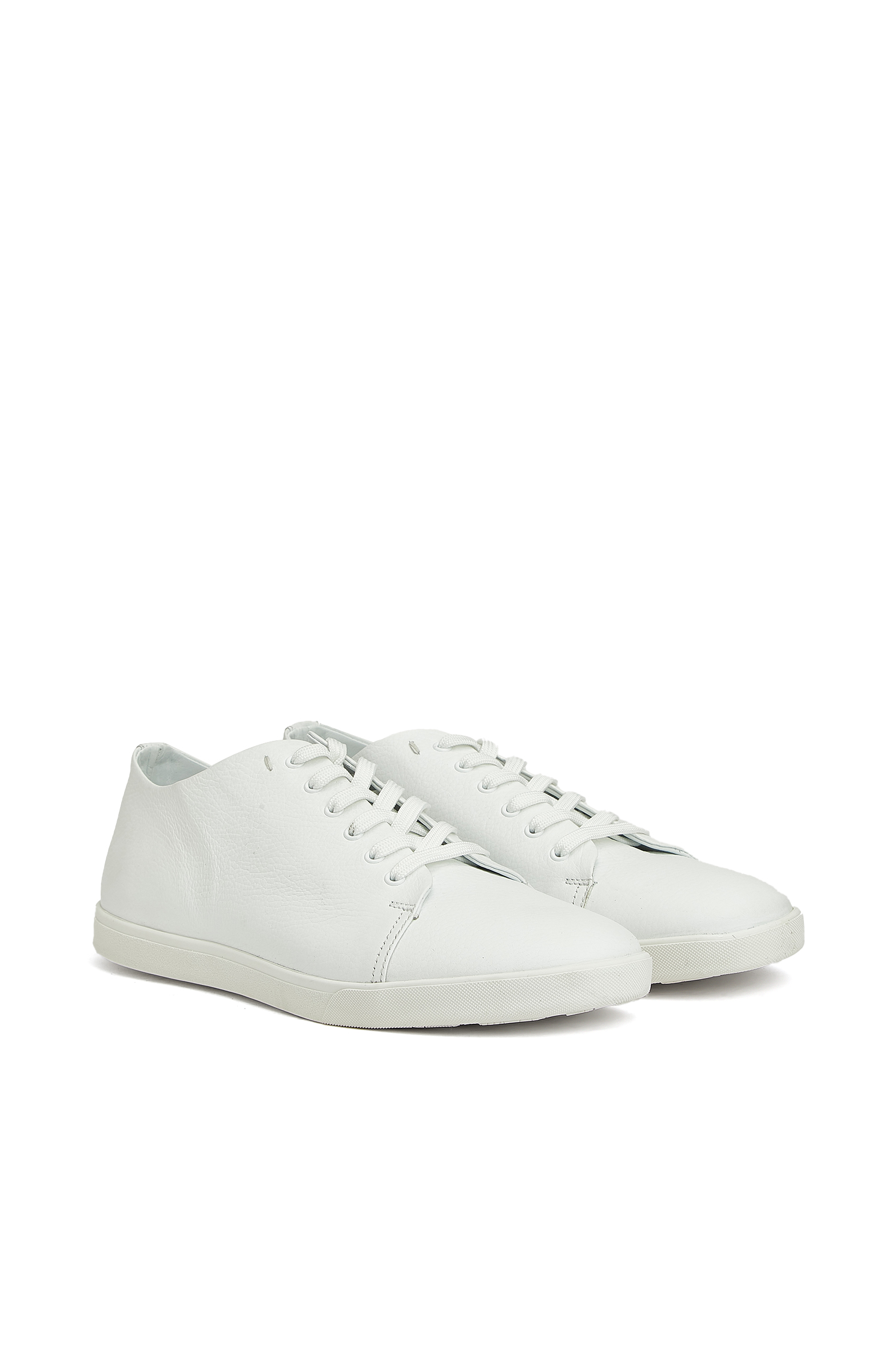 Beyaz Erkek Deri Sneaker_1
