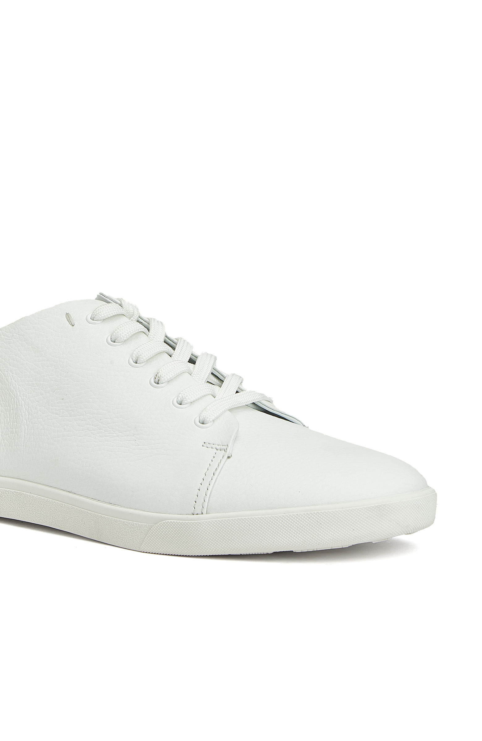 Beyaz Erkek Deri Sneaker_5