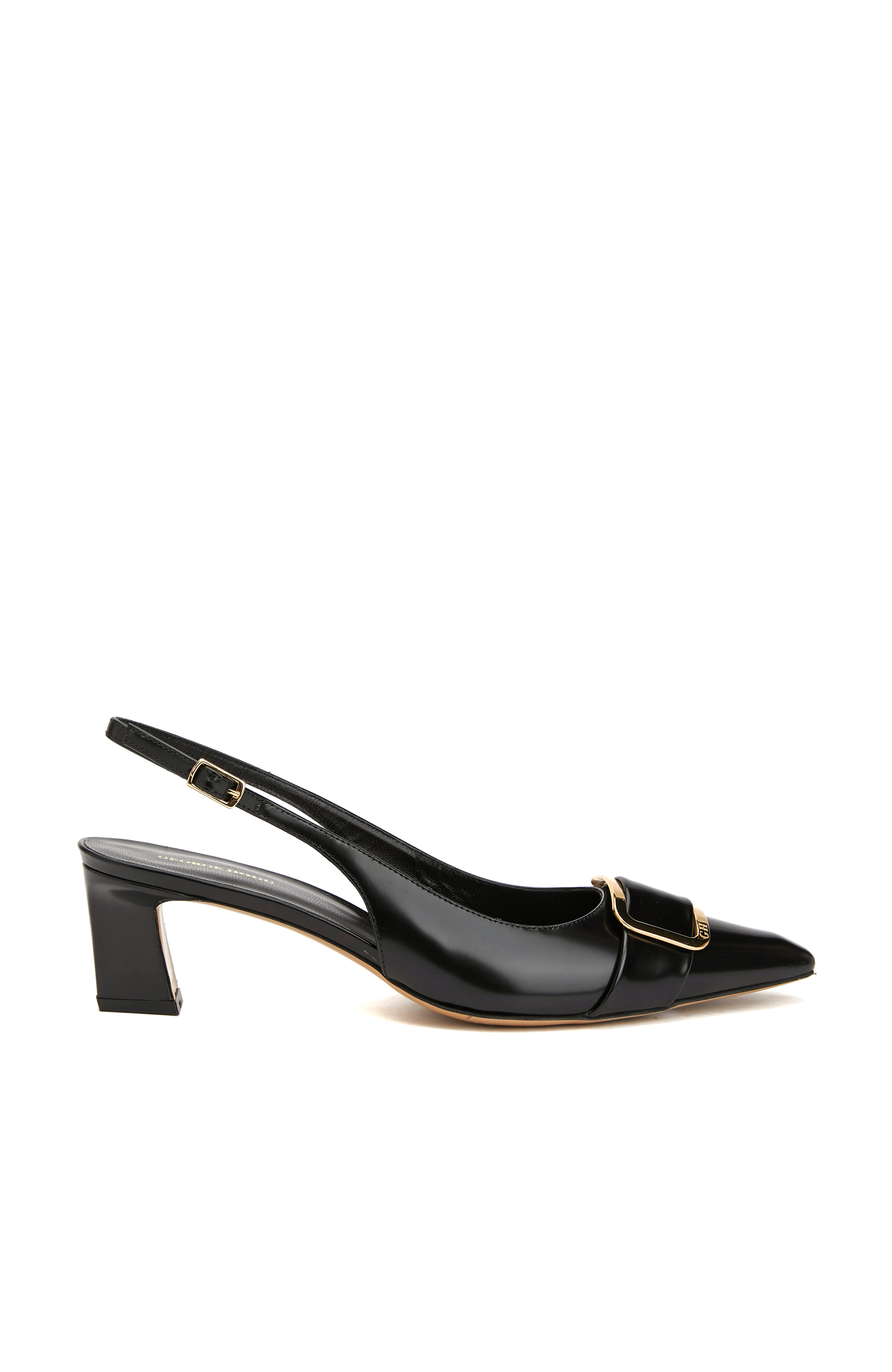 Siyah Deri Stiletto