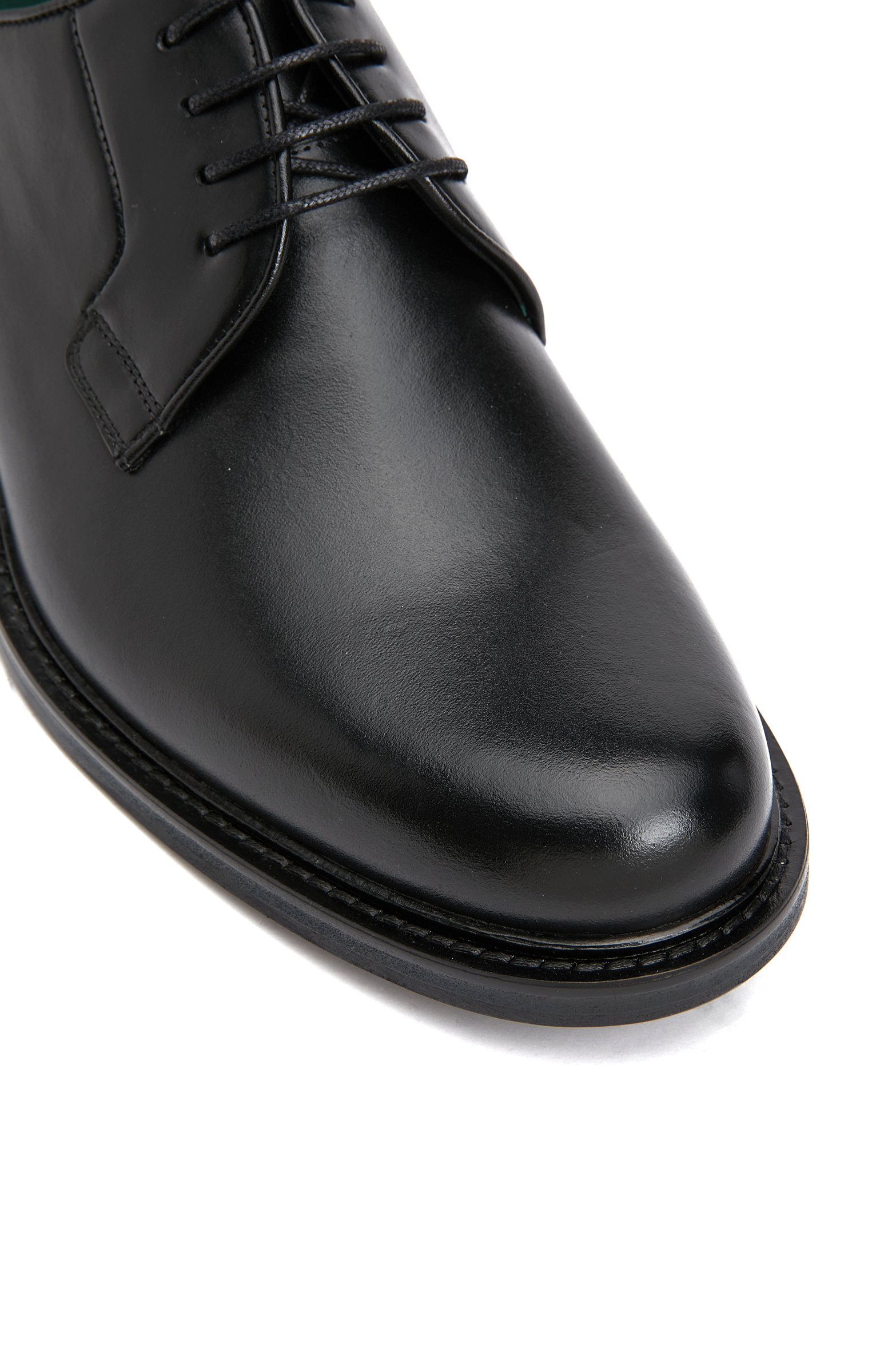 Siyah Erkek Rugan Deri Ayakkabı