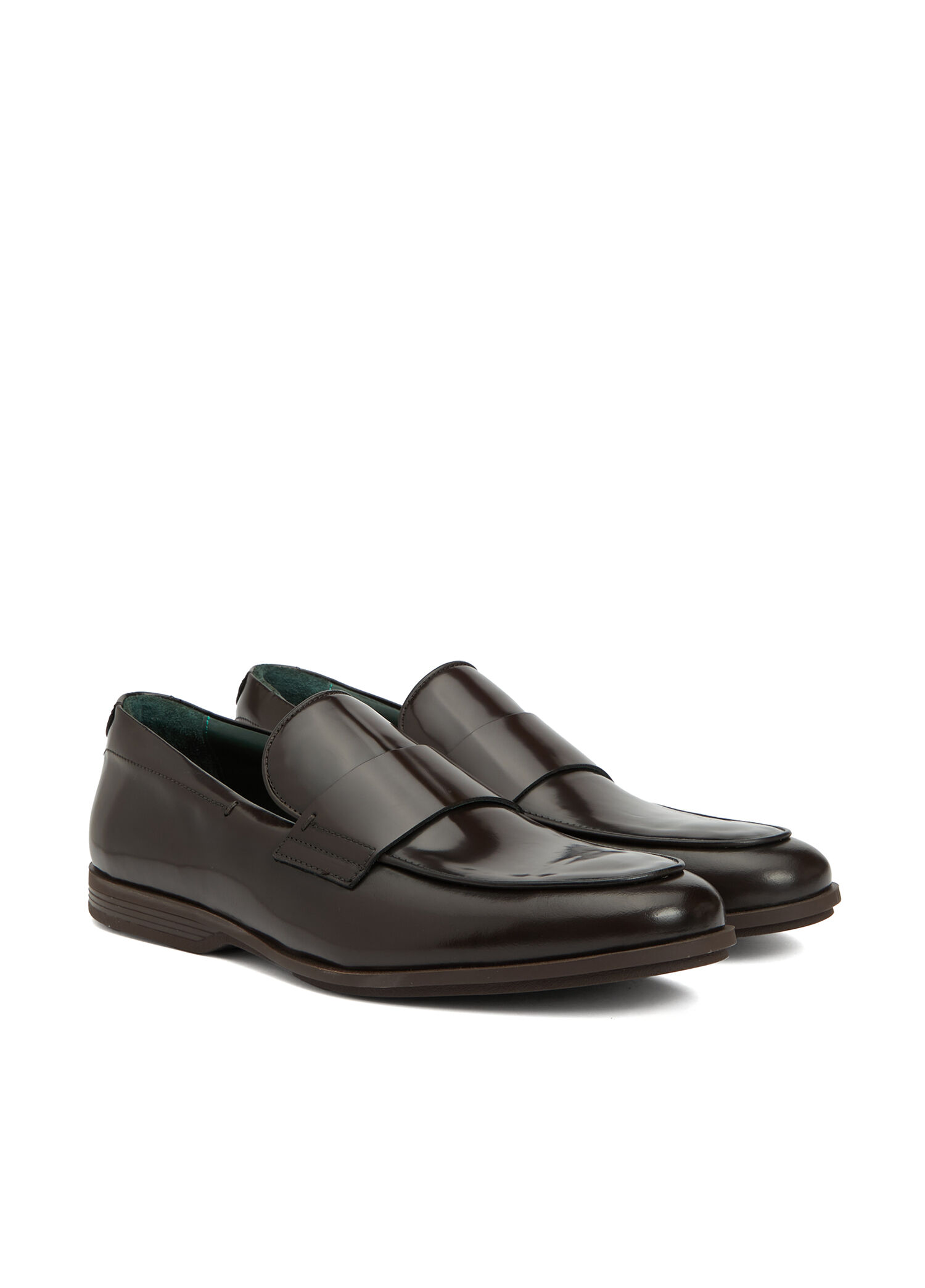 Black Men's Leather Loafer