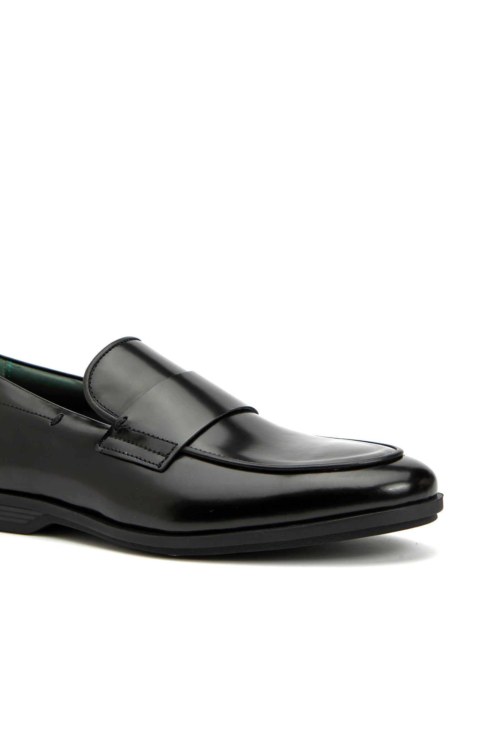 Siyah Erkek Deri Loafer