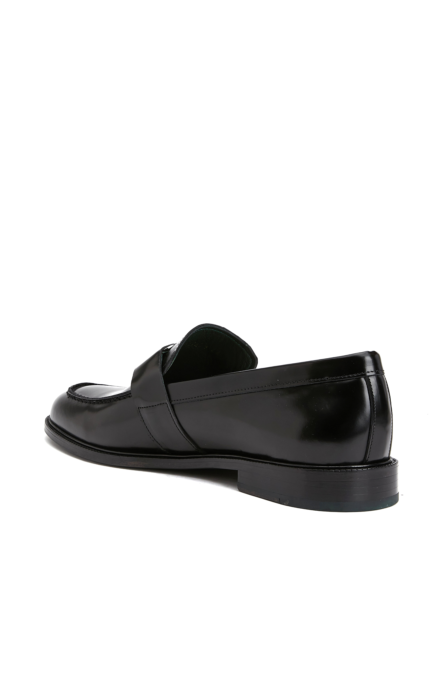 Siyah Erkek Deri Loafer_2