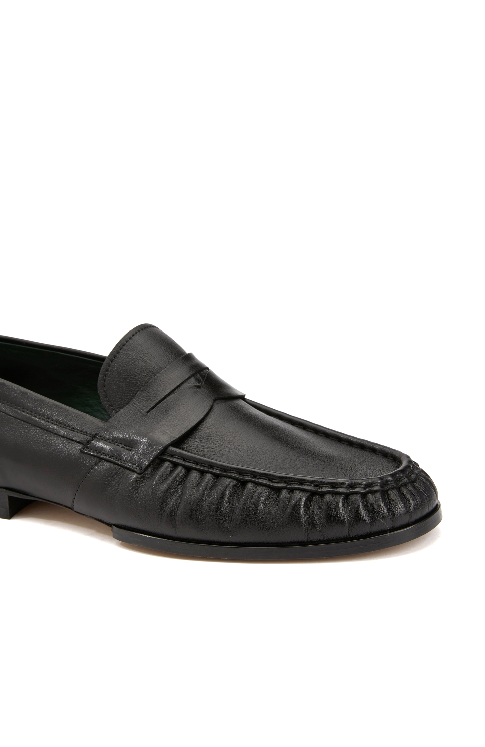 Siyah Erkek Deri Loafer_4