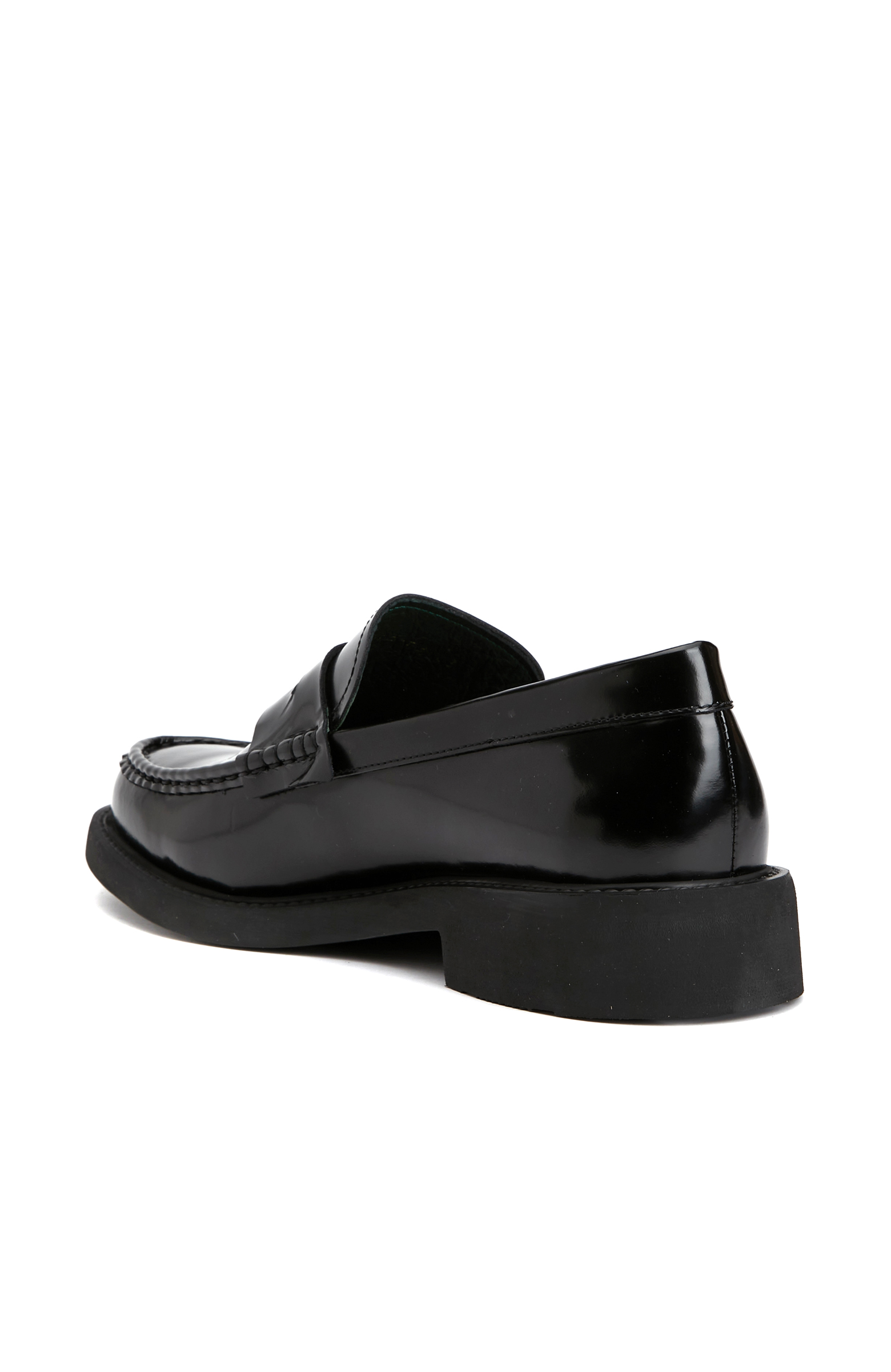 Siyah Erkek Deri Loafer_2