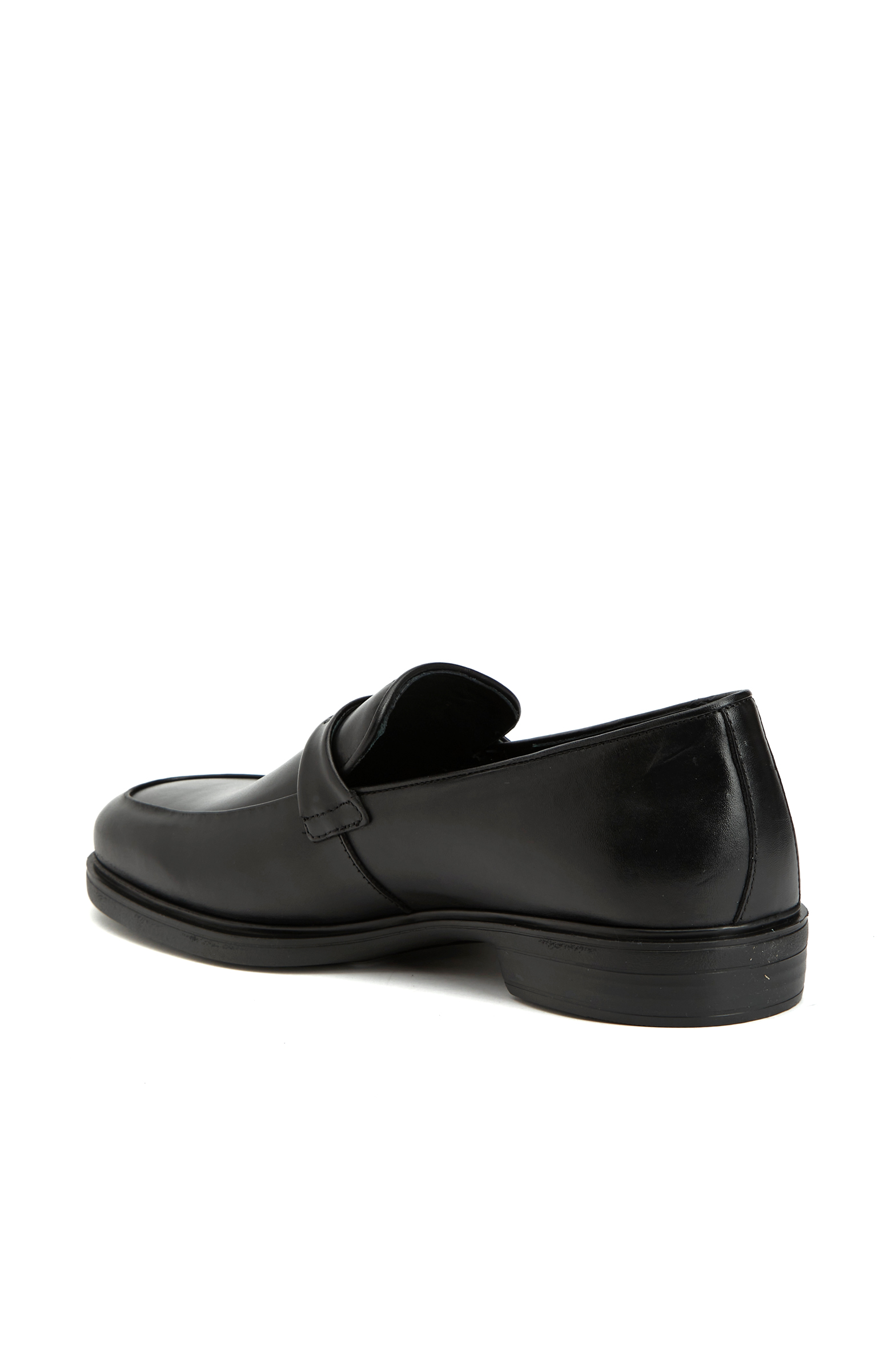 Siyah Erkek Deri Loafer_2