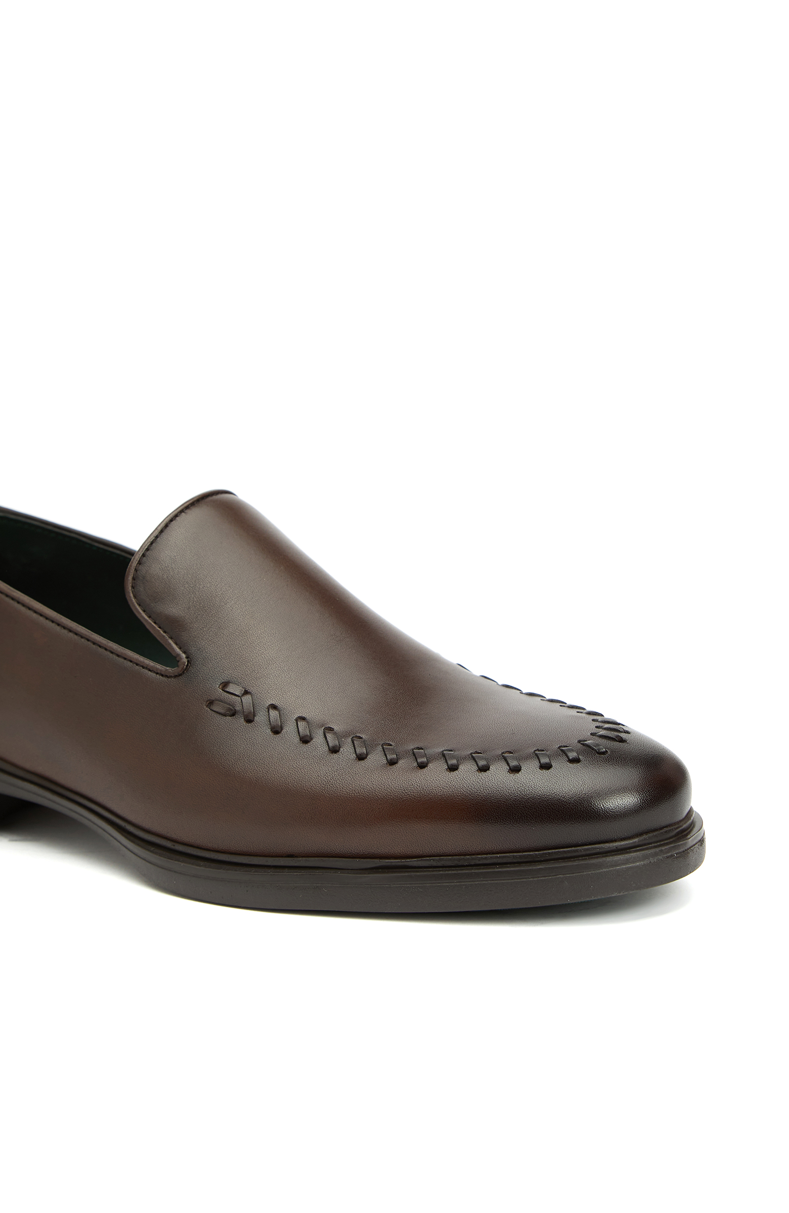 Kahverengi Erkek Deri Loafer