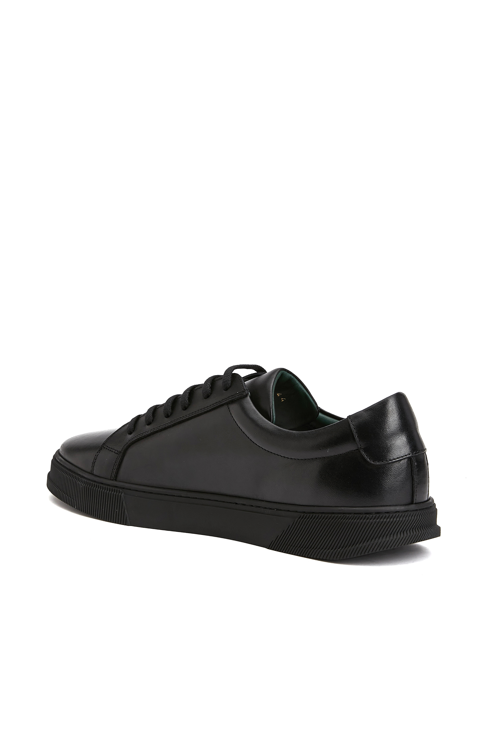 Siyah Erkek Deri Sneaker_2