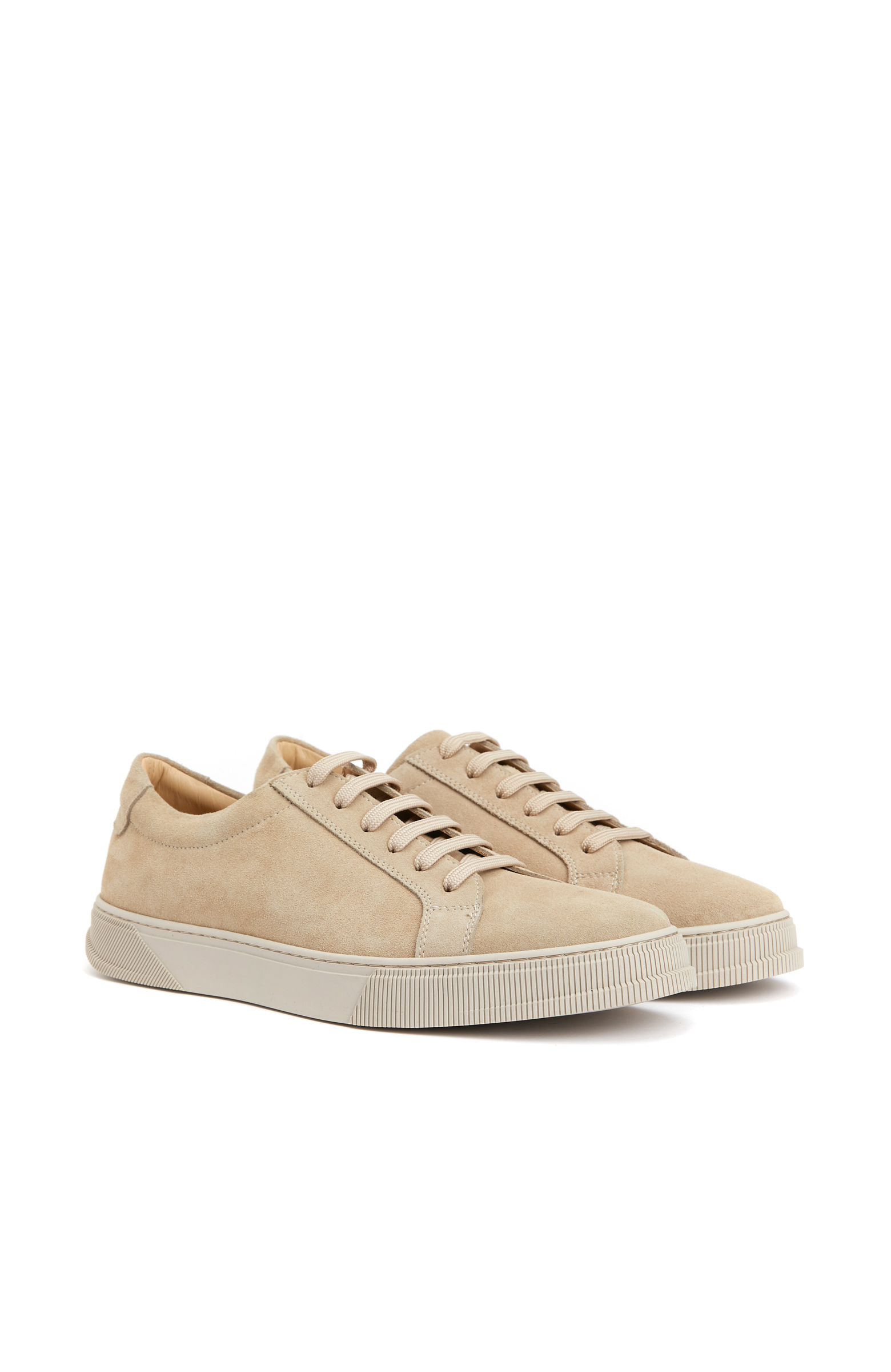 Bej Erkek Deri Sneaker_1