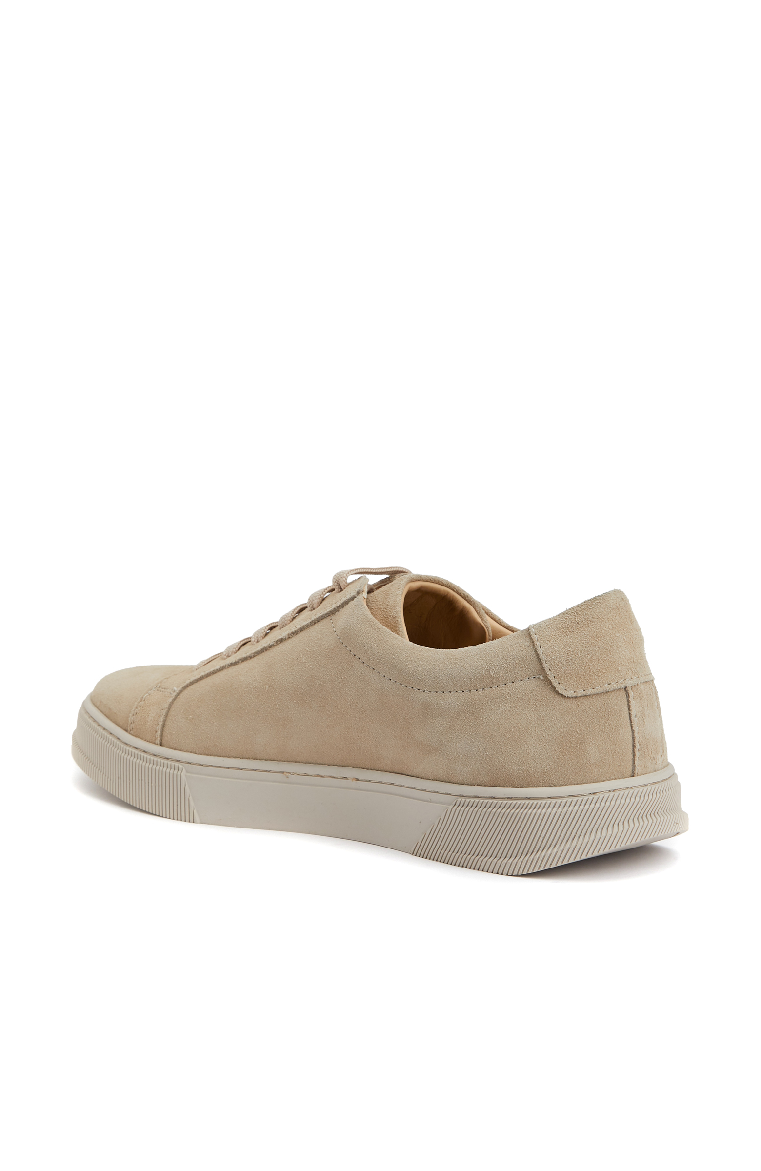 Bej Erkek Deri Sneaker_2