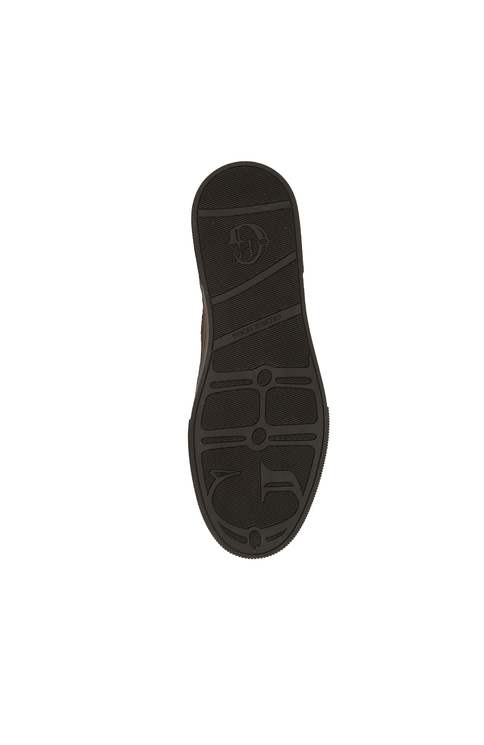 Kahverengi Örgü Deri Erkek Sneaker