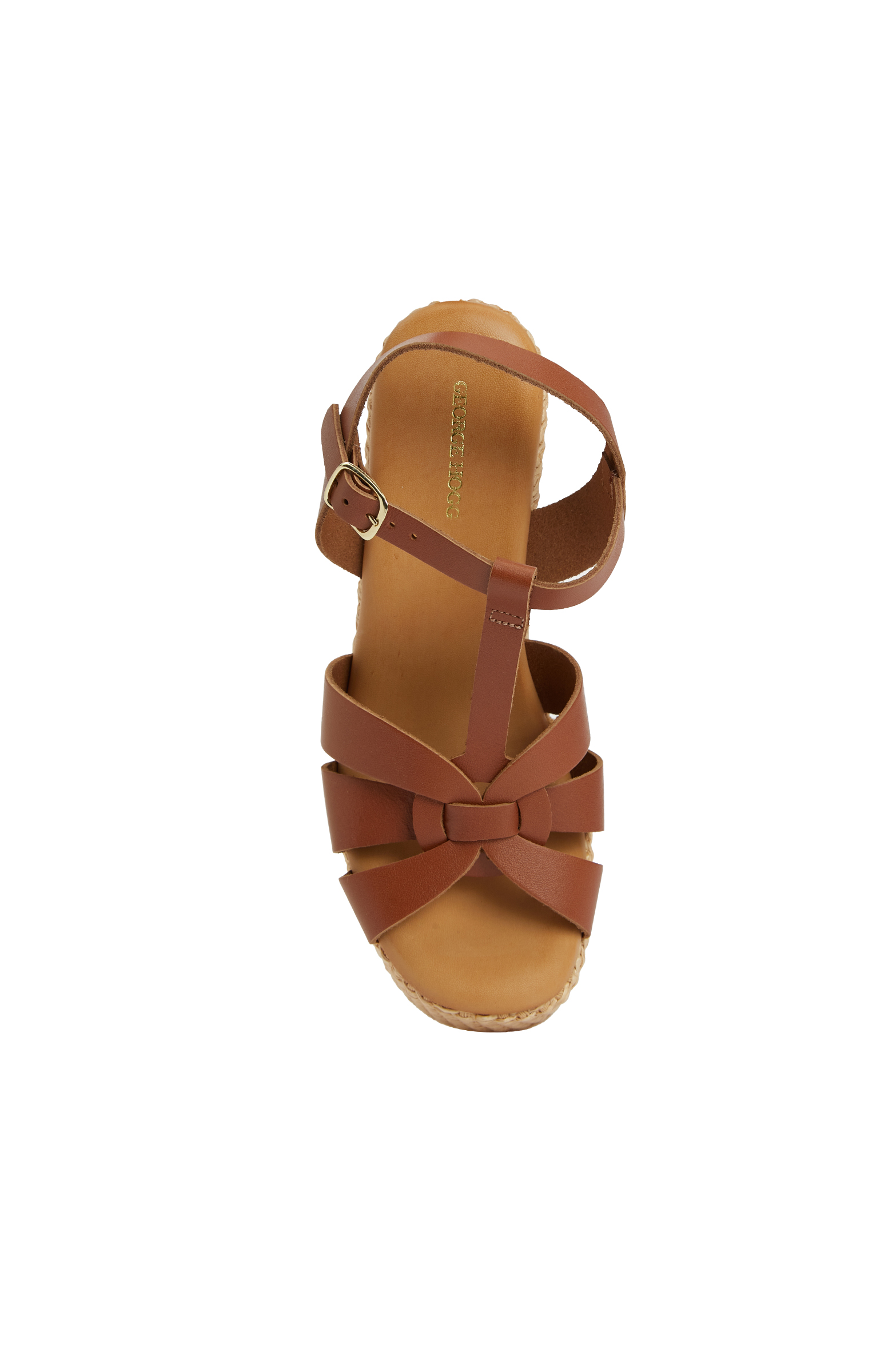 Taba Tabanı Hasır Detaylı Sandalet