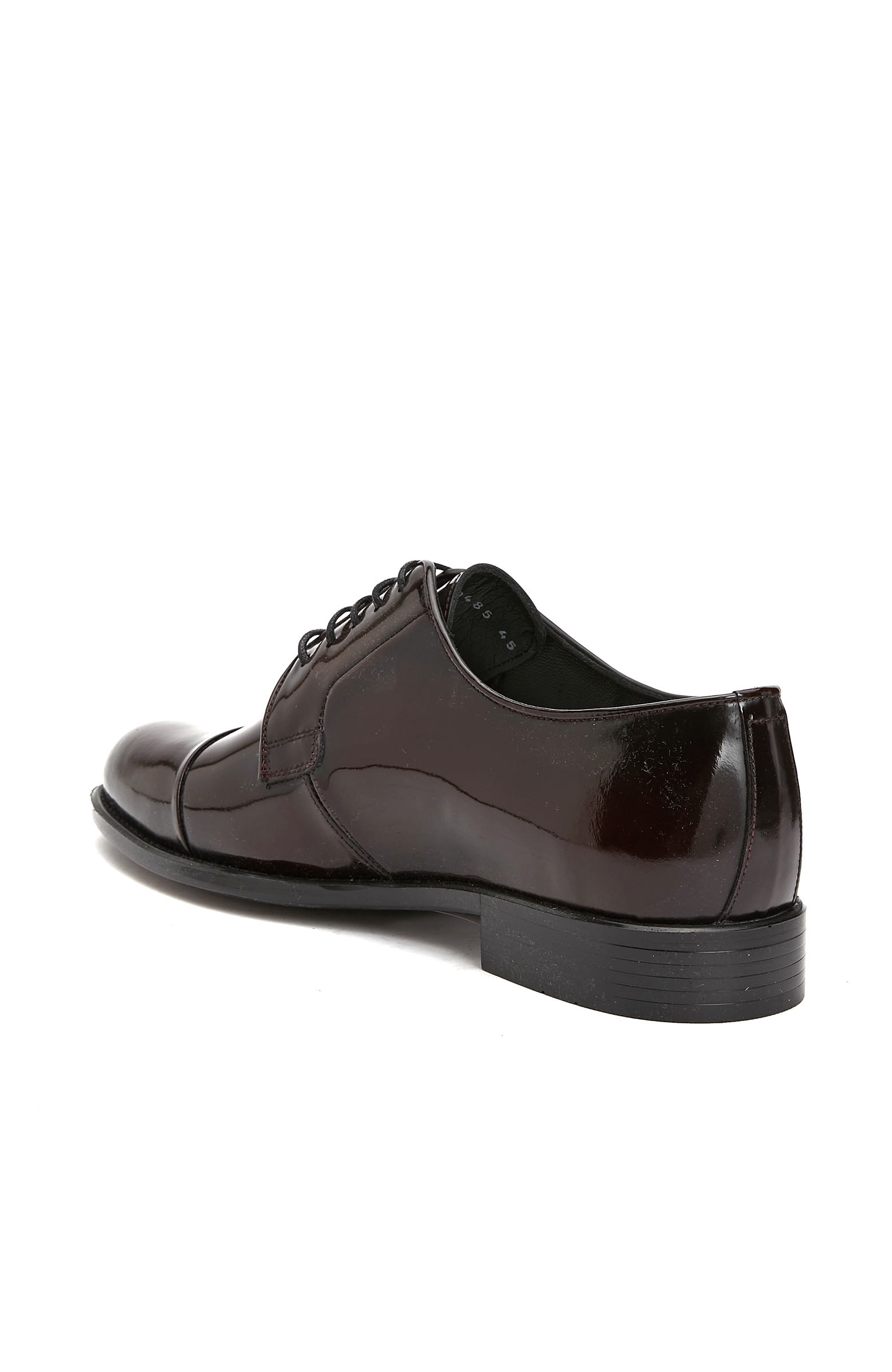 Bordo Rugan Erkek Deri Klasik Ayakkabı