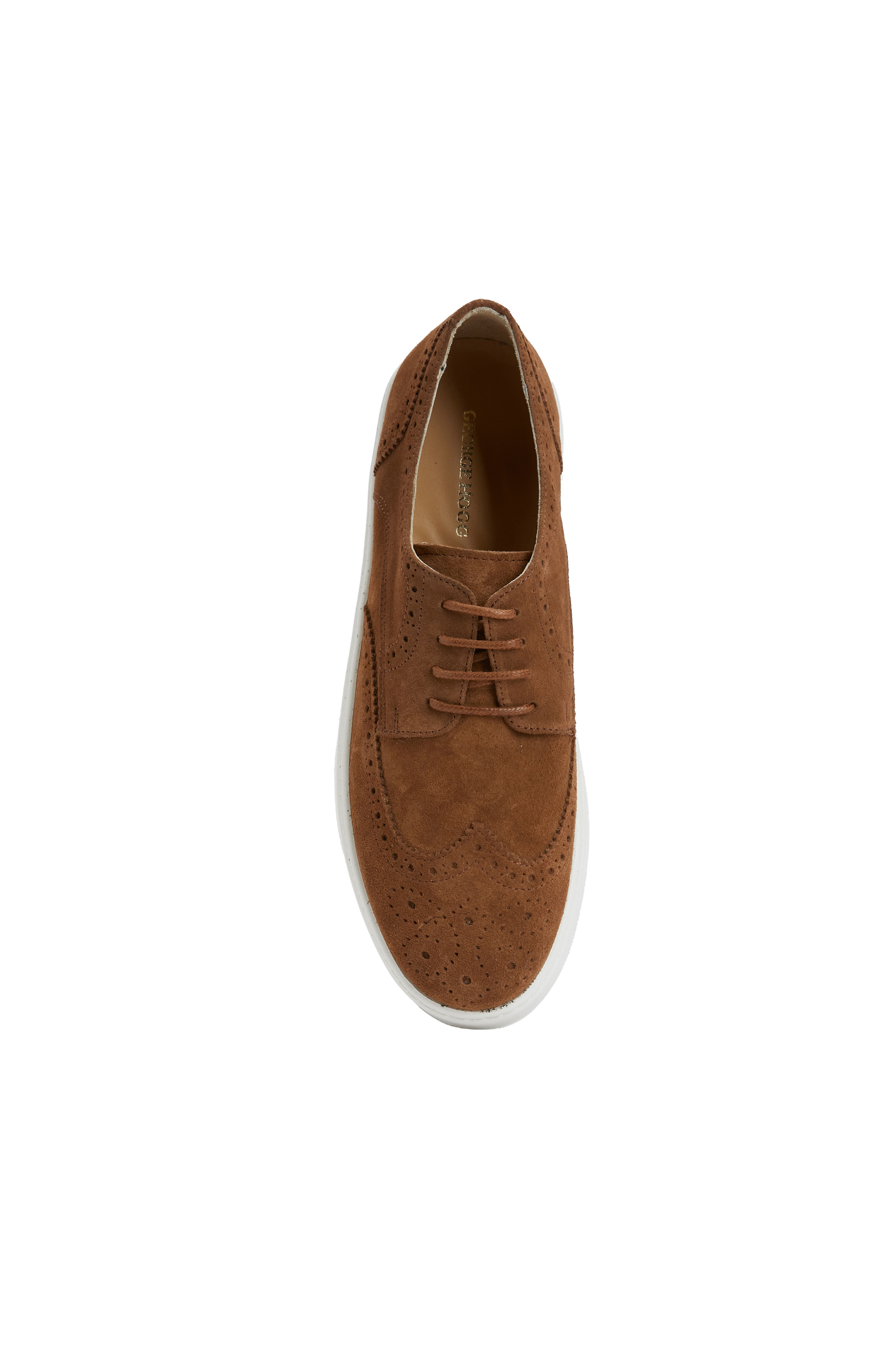 Camel Süet Erkek Zımbalı Deri Sneaker Ayakkabı_3