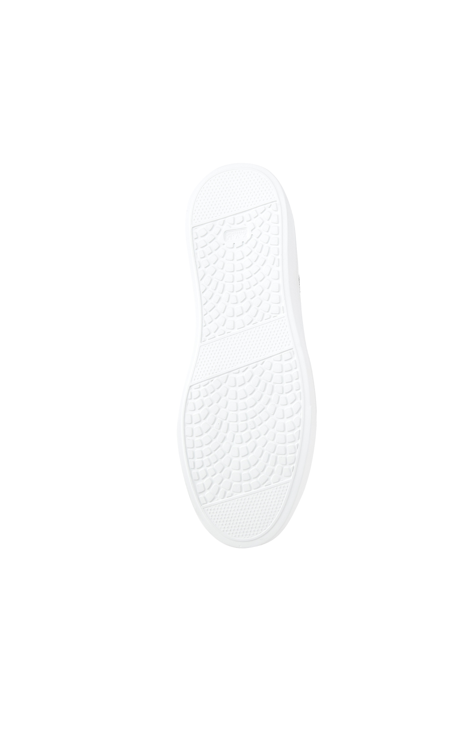 Siyah Yuvarlak Burun Erkek Deri Sneaker